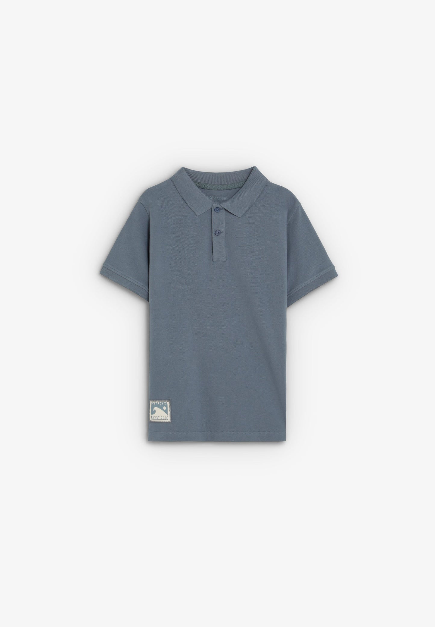 POLO SHIRT WITH CONTRAST EMBROIDERED SKULL