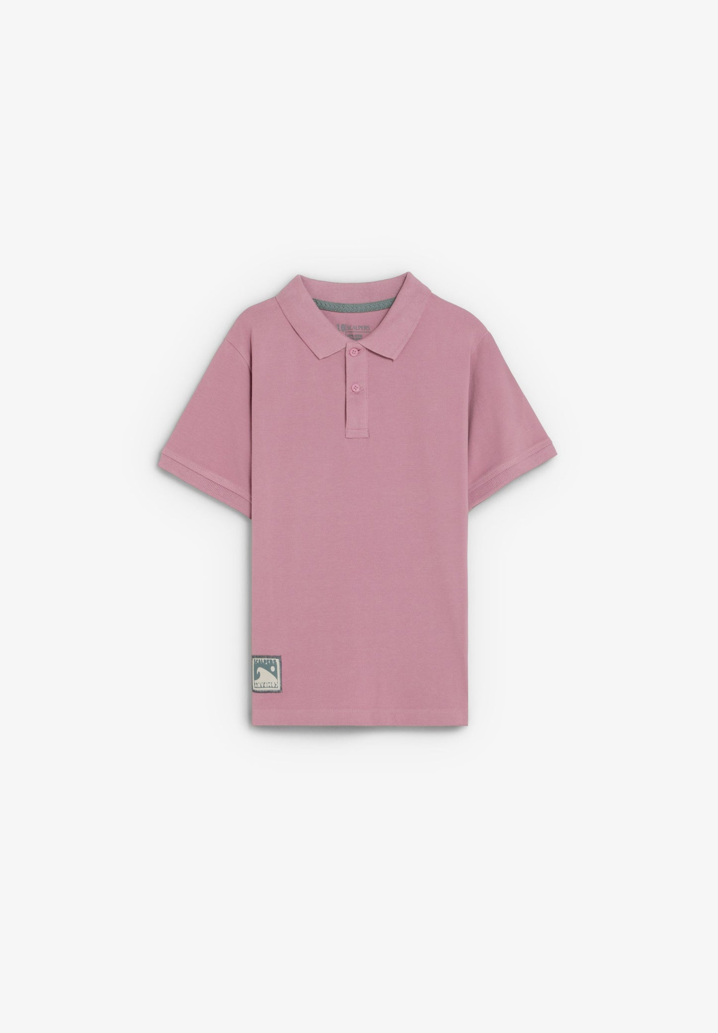 POLO SHIRT WITH CONTRAST EMBROIDERED SKULL