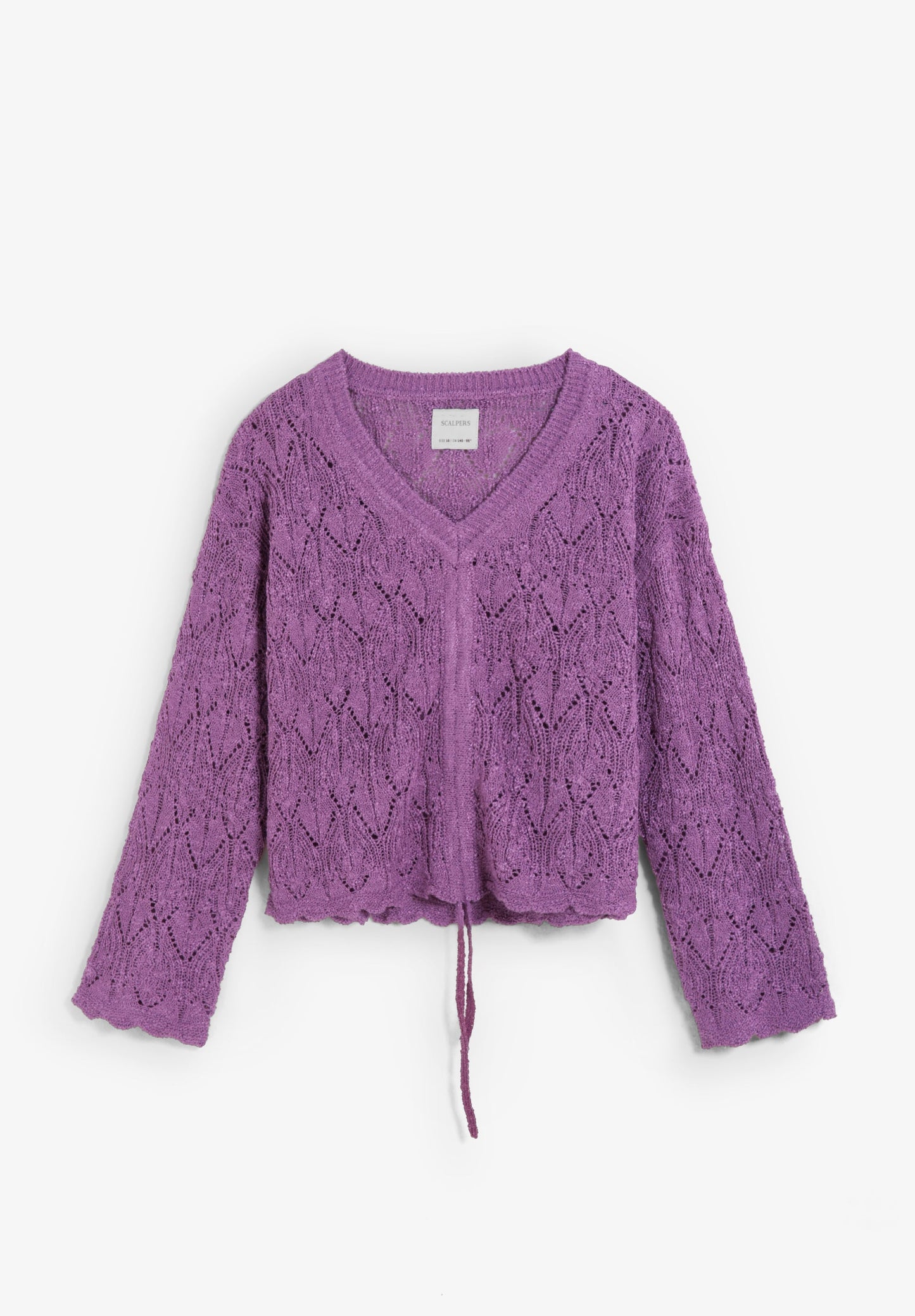 CARDIGAN EN MAILLE AJOURÉE