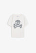 COTTON T-SHIRT WITH PRINTED SKULL
