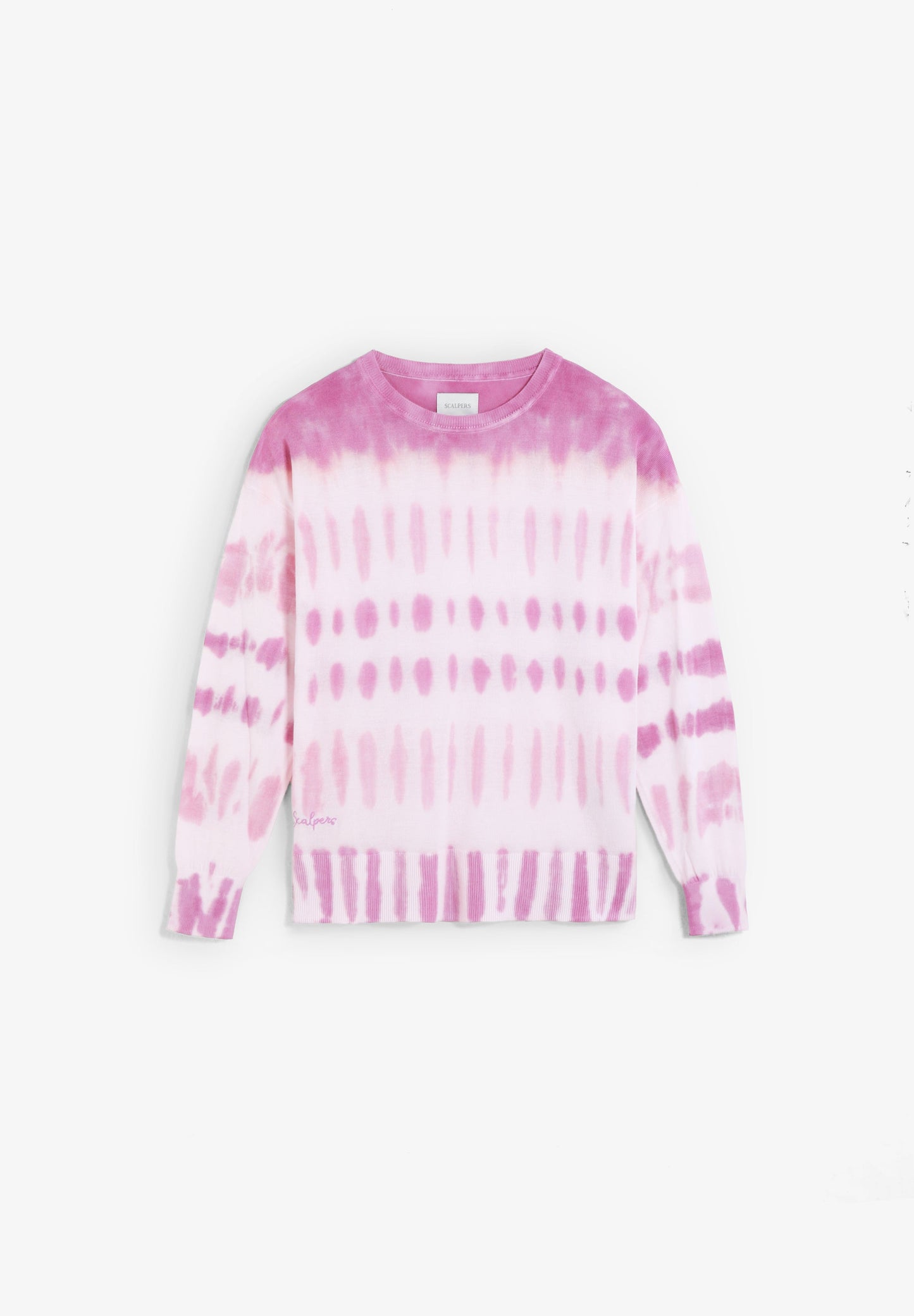 HOODY MIT ROSAFARBENEM TIE-DYE
