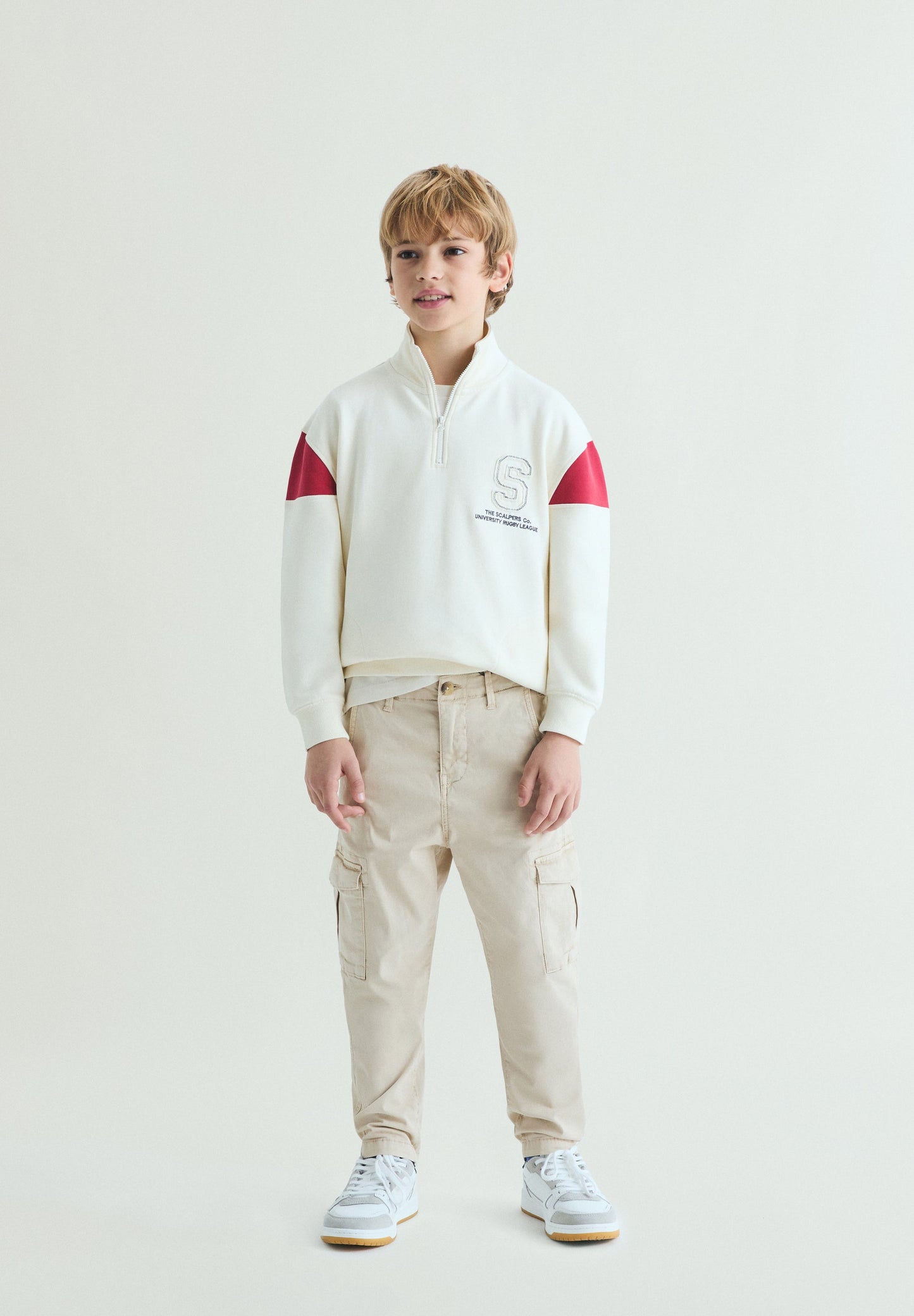 SWEAT COL MONTANT FERMETURE ÉCLAIR