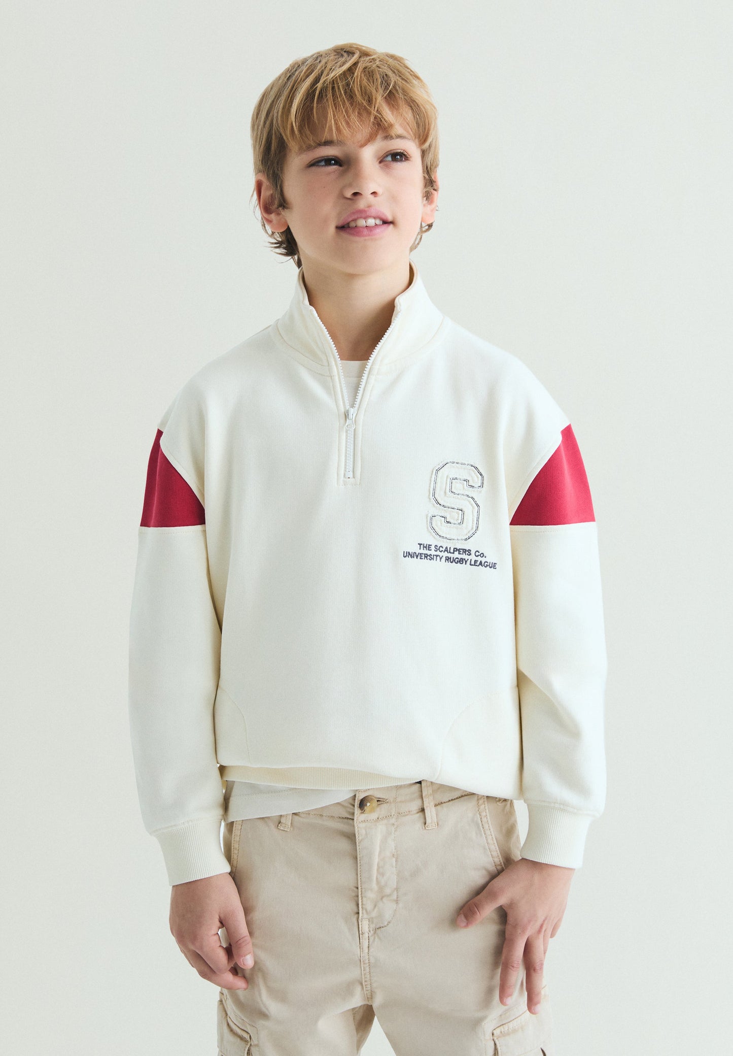 SWEAT COL MONTANT FERMETURE ÉCLAIR