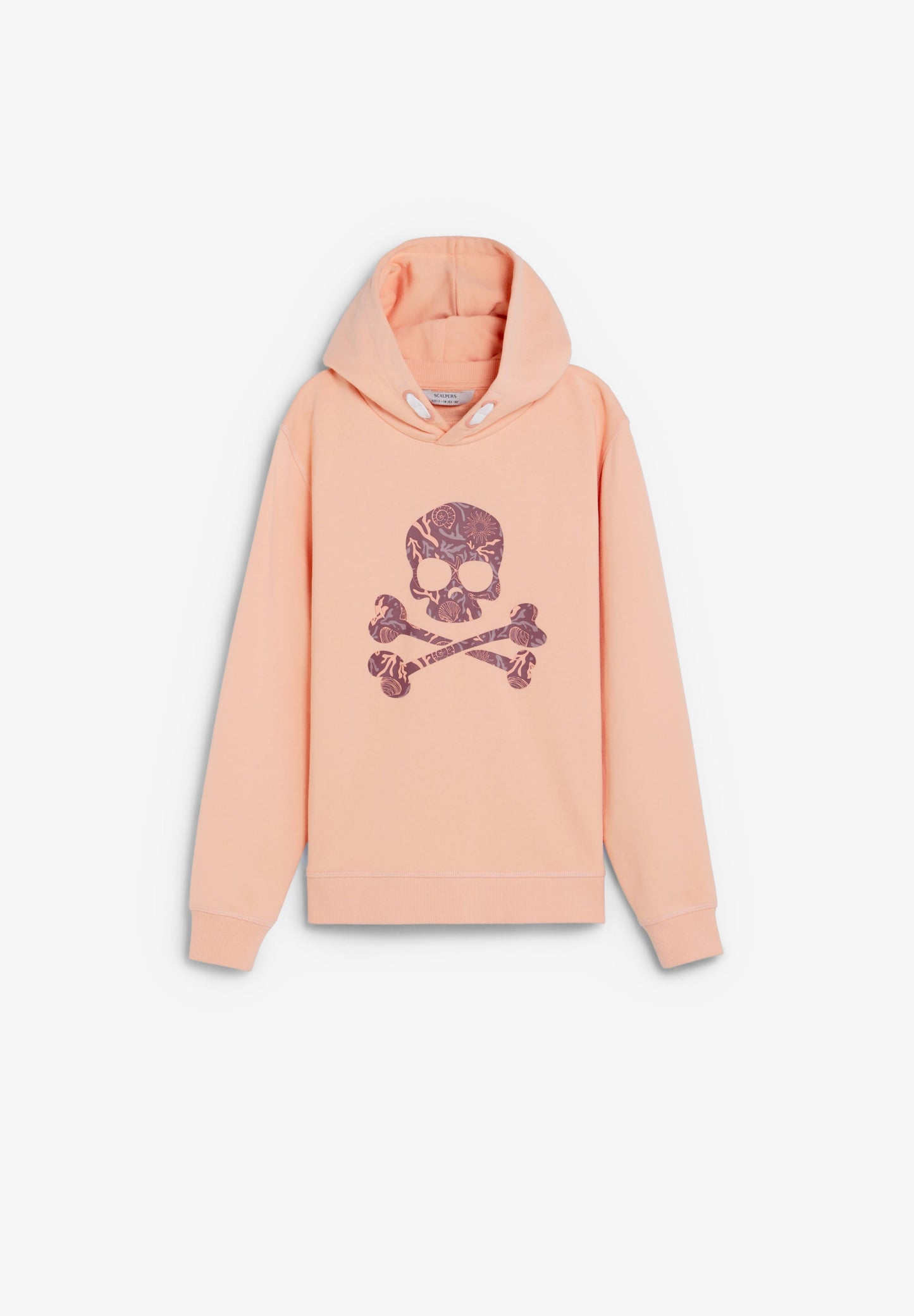 PRINTED SKULL DETAIL HOODIE