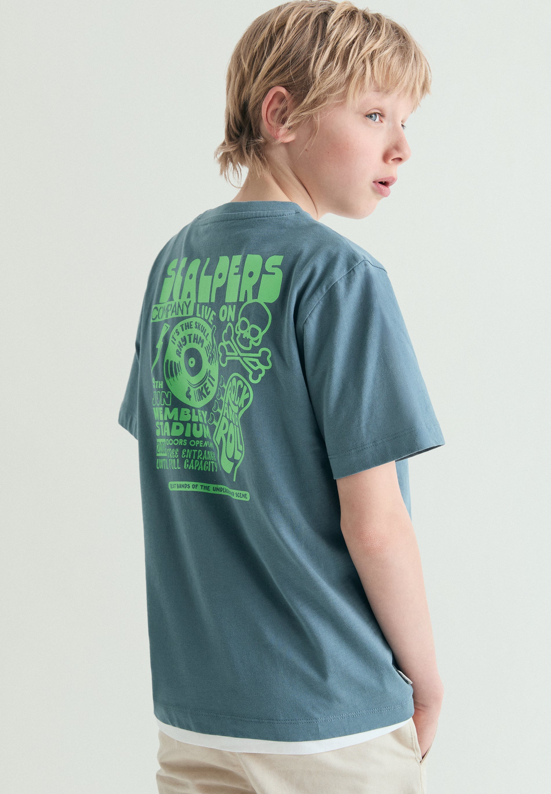 T-SHIRT IMPRIMÉ ROCK