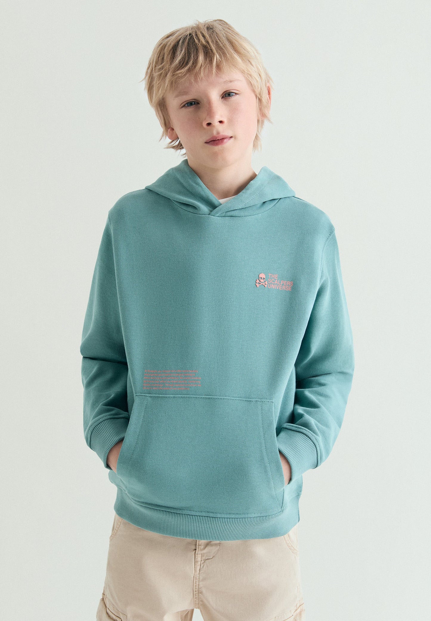 SKULL PRINT HOODIE