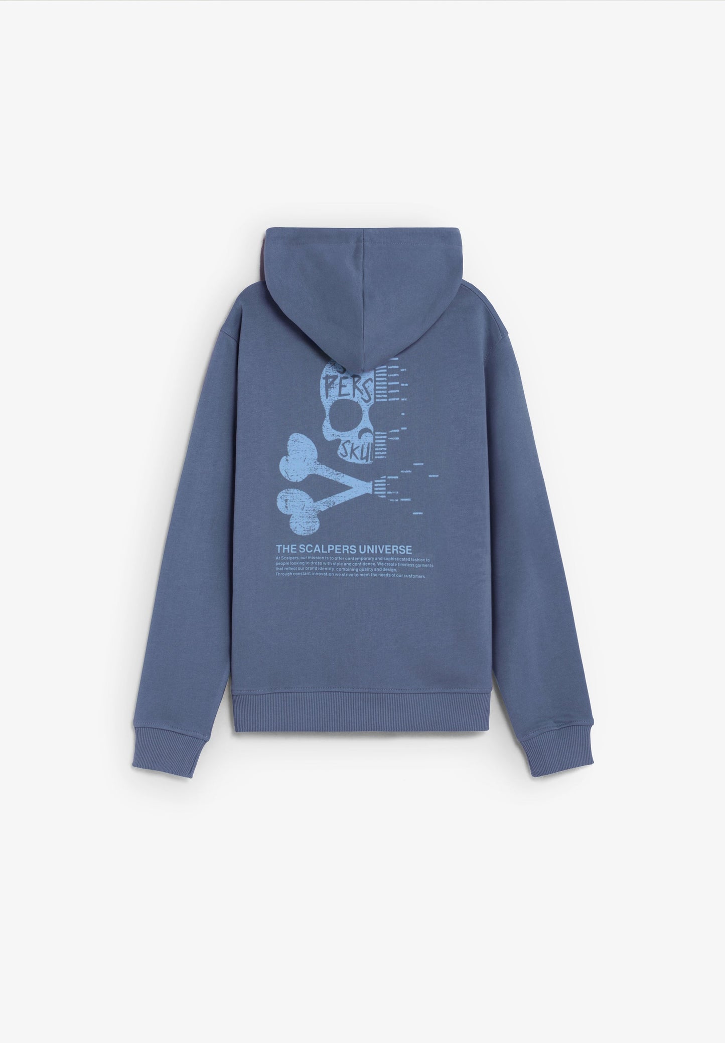 HOODY MIT KAPUZE UND TOTENKOPF-PRINT