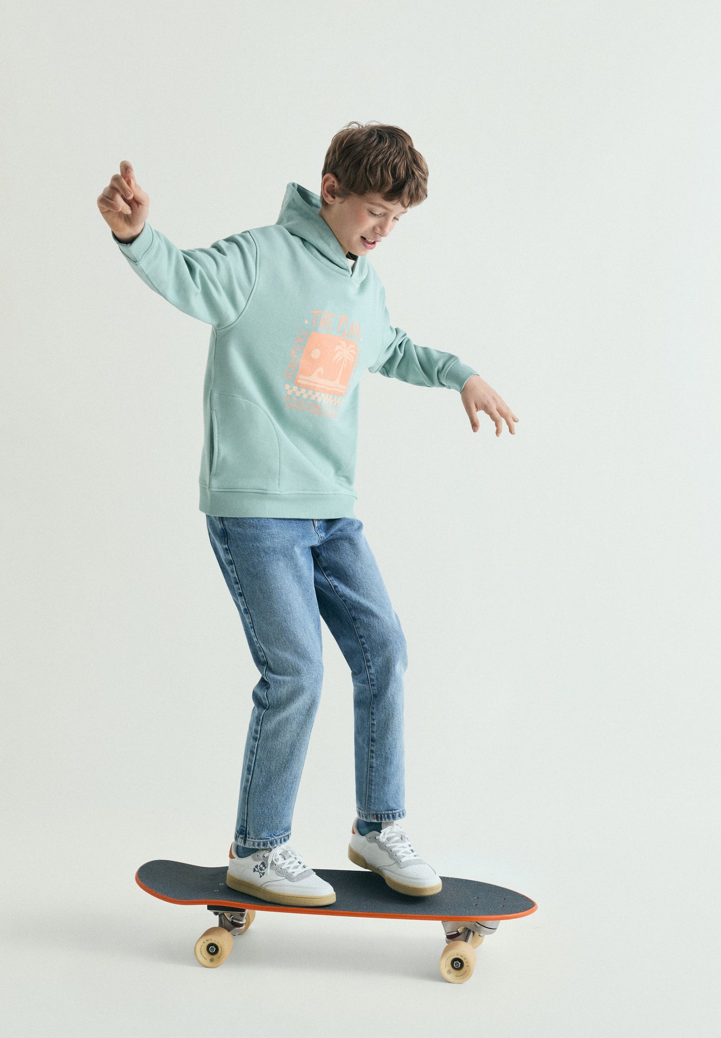 BEACH PRINT HOODIE
