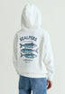 SARDINE PRINT HOODIE