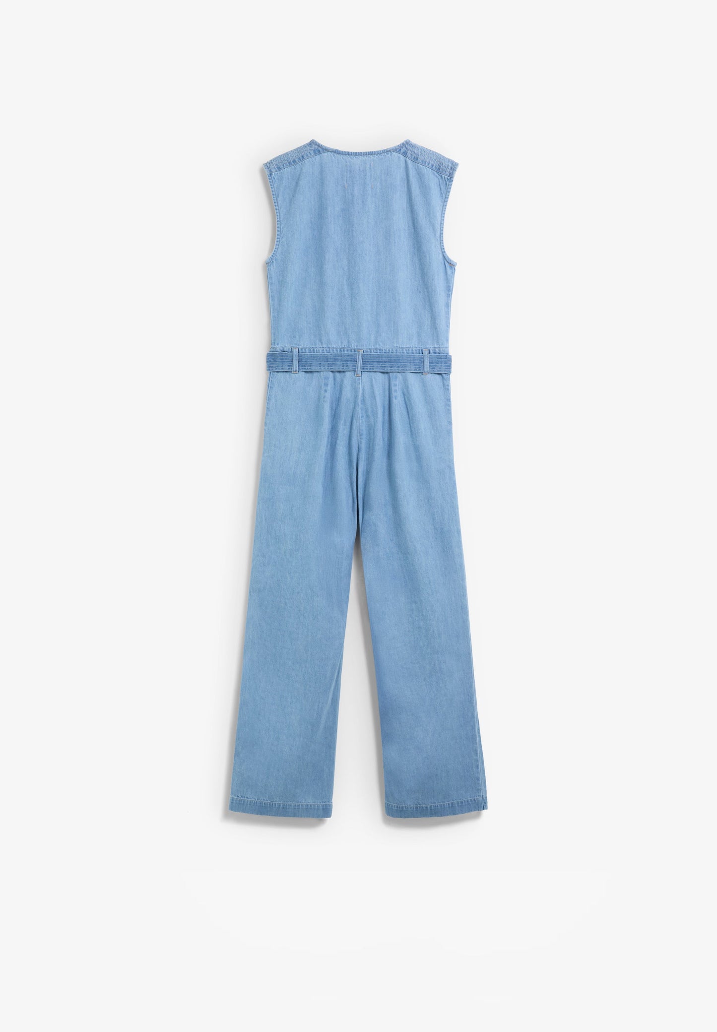 DENIM JUMPSUIT WITH BUTTONS