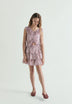 JUPE MULTICOLORE VOLANTS