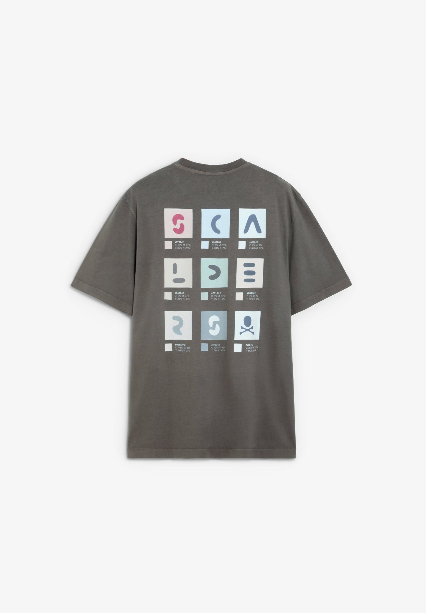 T-SHIRT MIT PRINT IN VERWASCHENER OPTIK