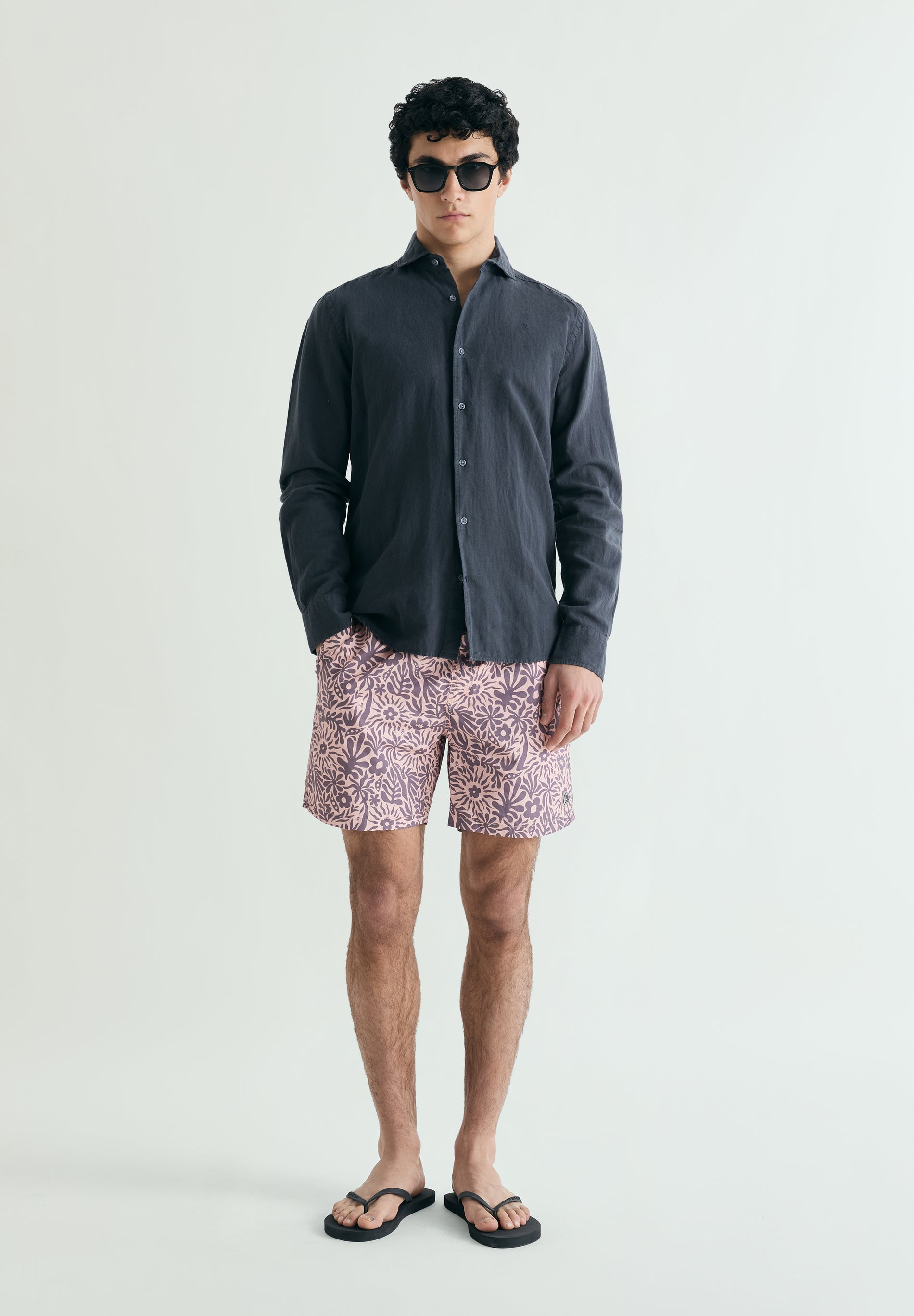 SCSKULL FLOWERS SWIMSUIT