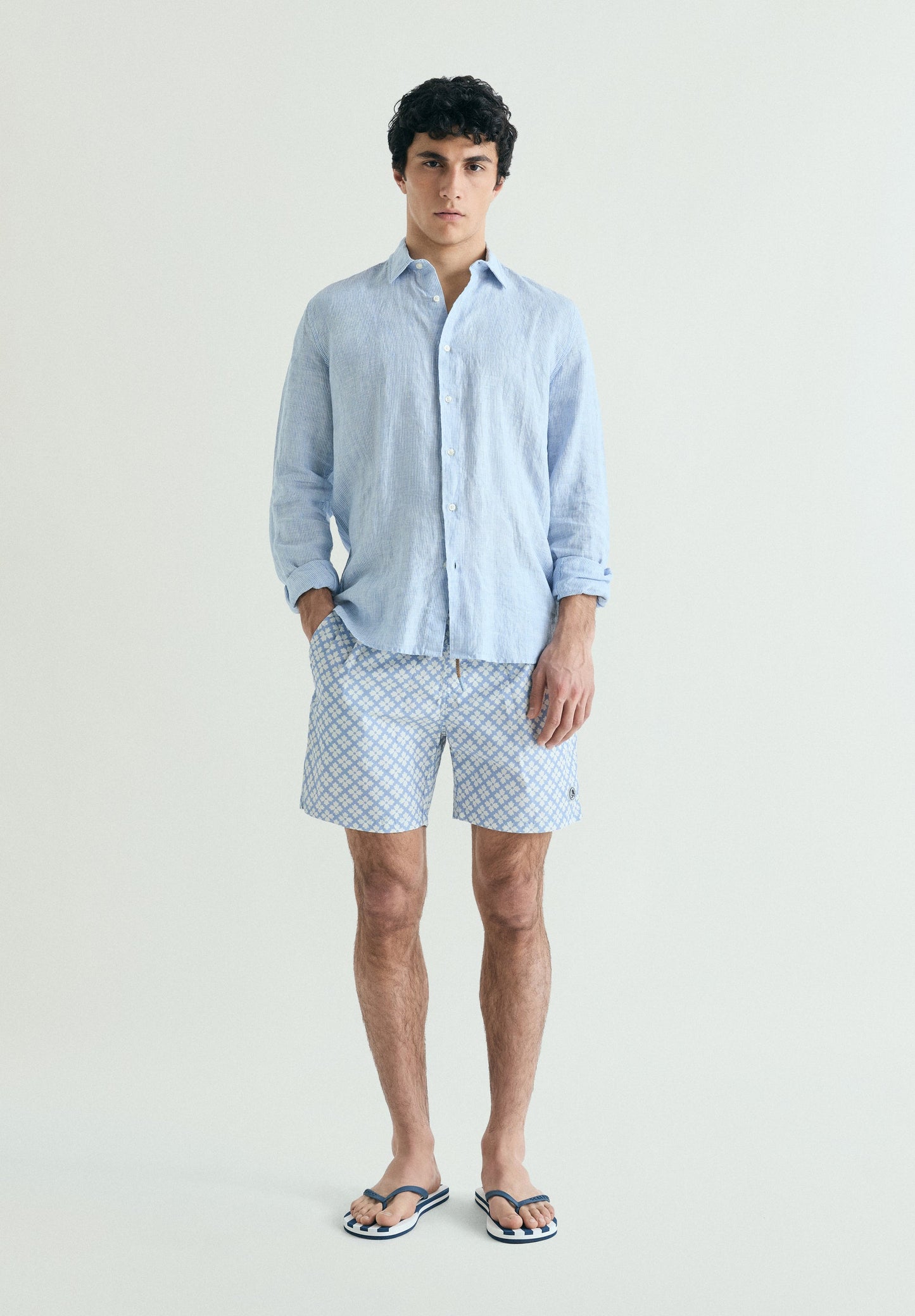 PRINTED SWIMMING TRUNKS
