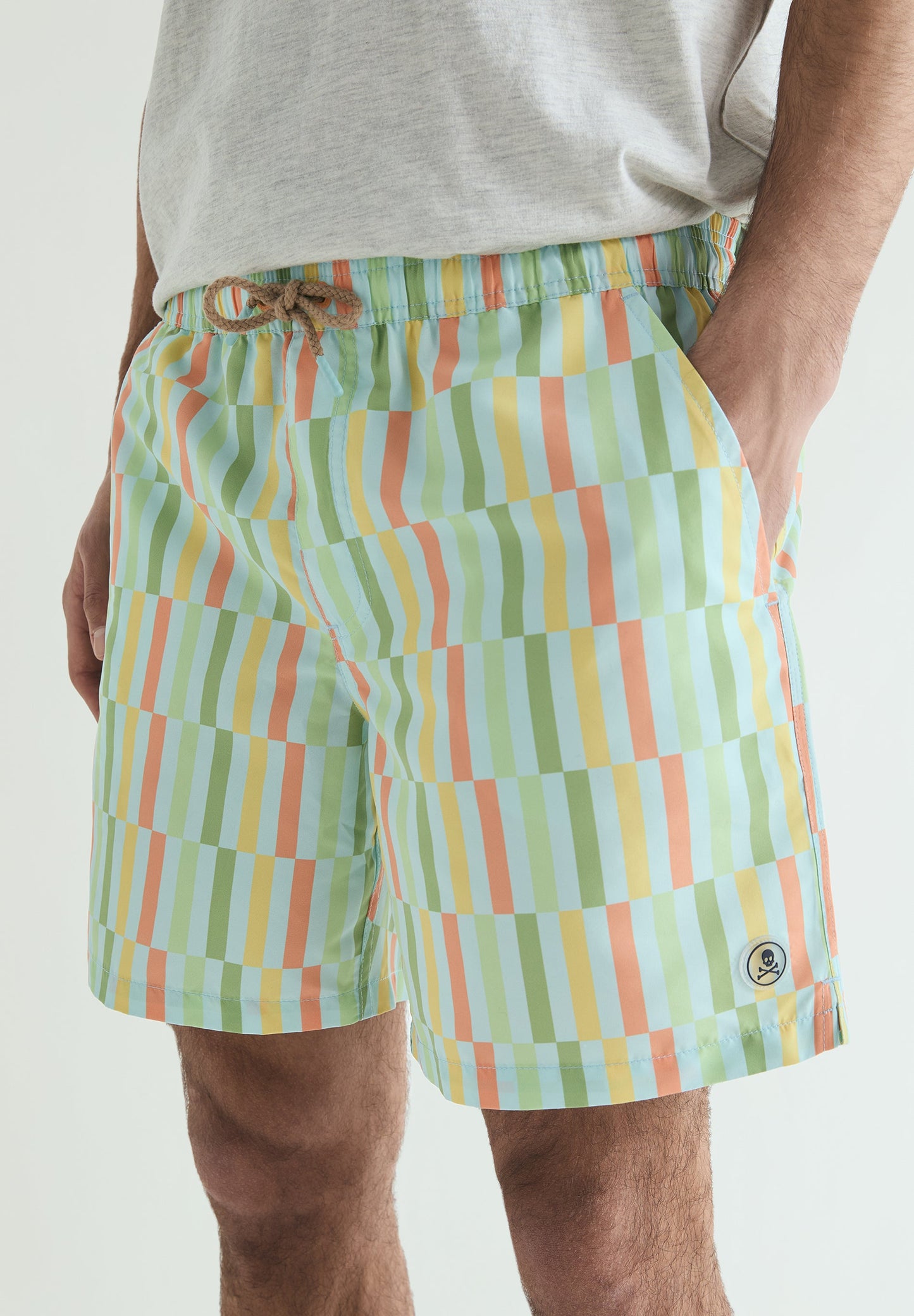 BADEANZUG MIT MEHRFARBIGEM PRINT