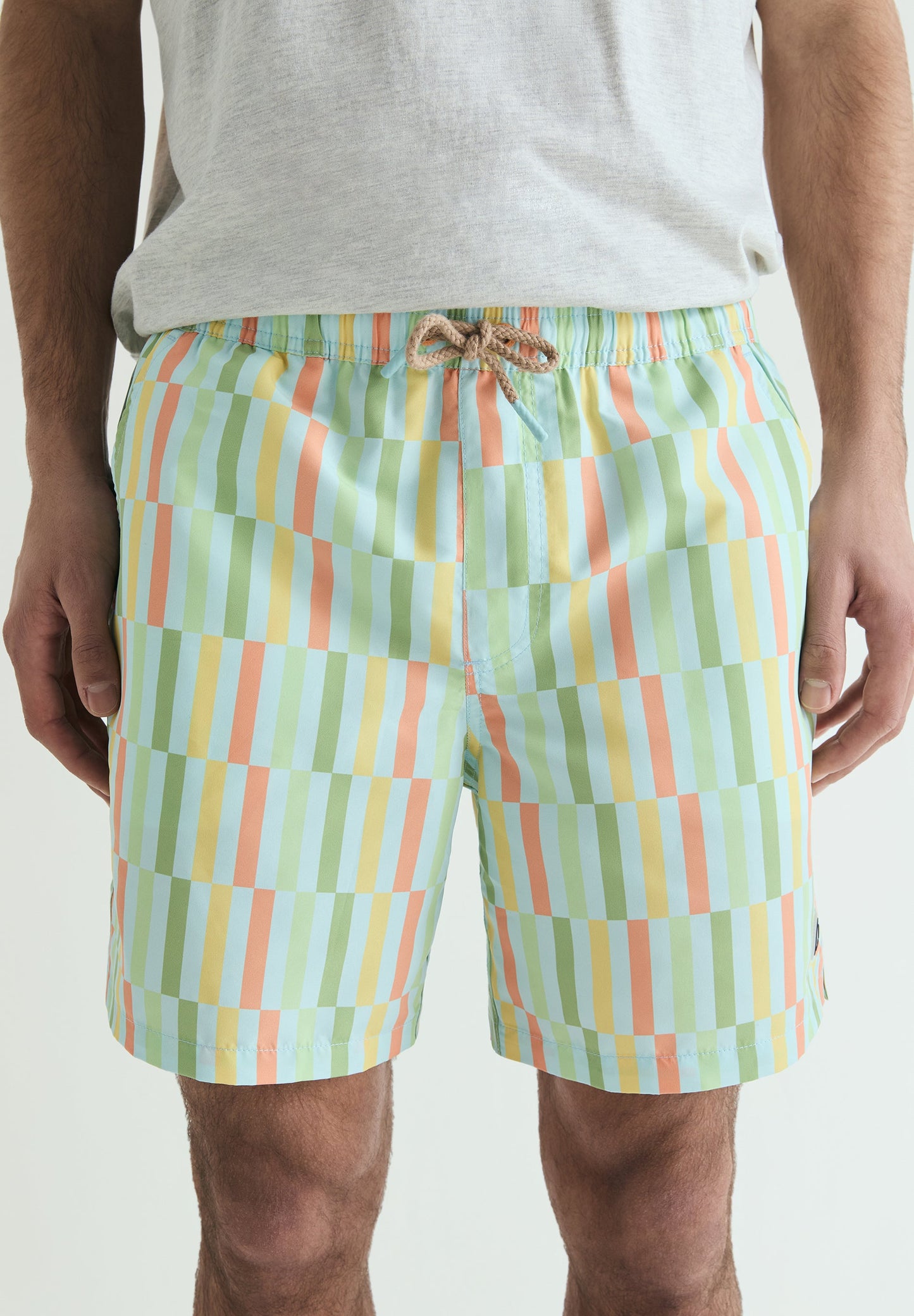 BADEANZUG MIT MEHRFARBIGEM PRINT