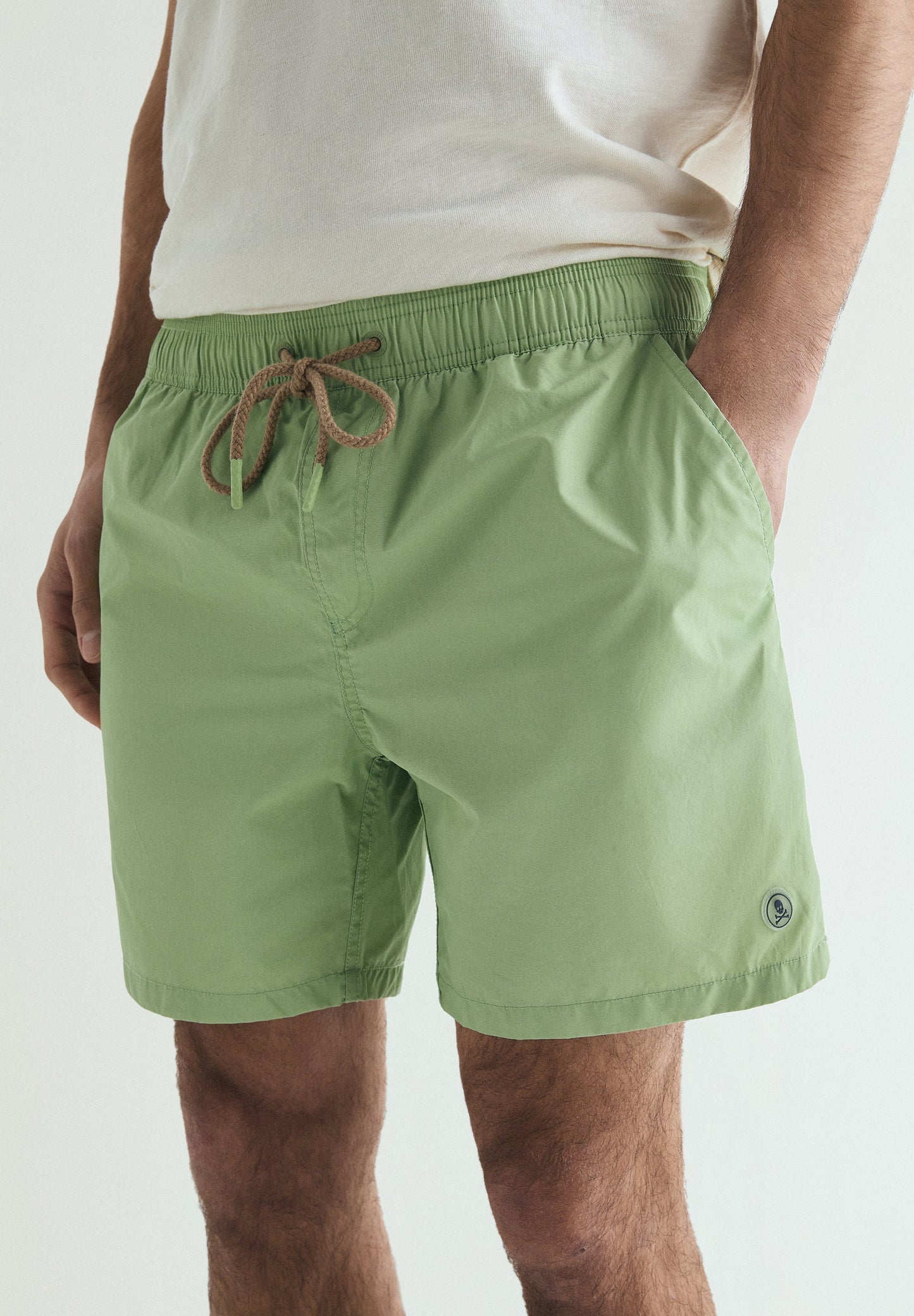 BASIC SWIMMING TRUNKS WITH POCKET