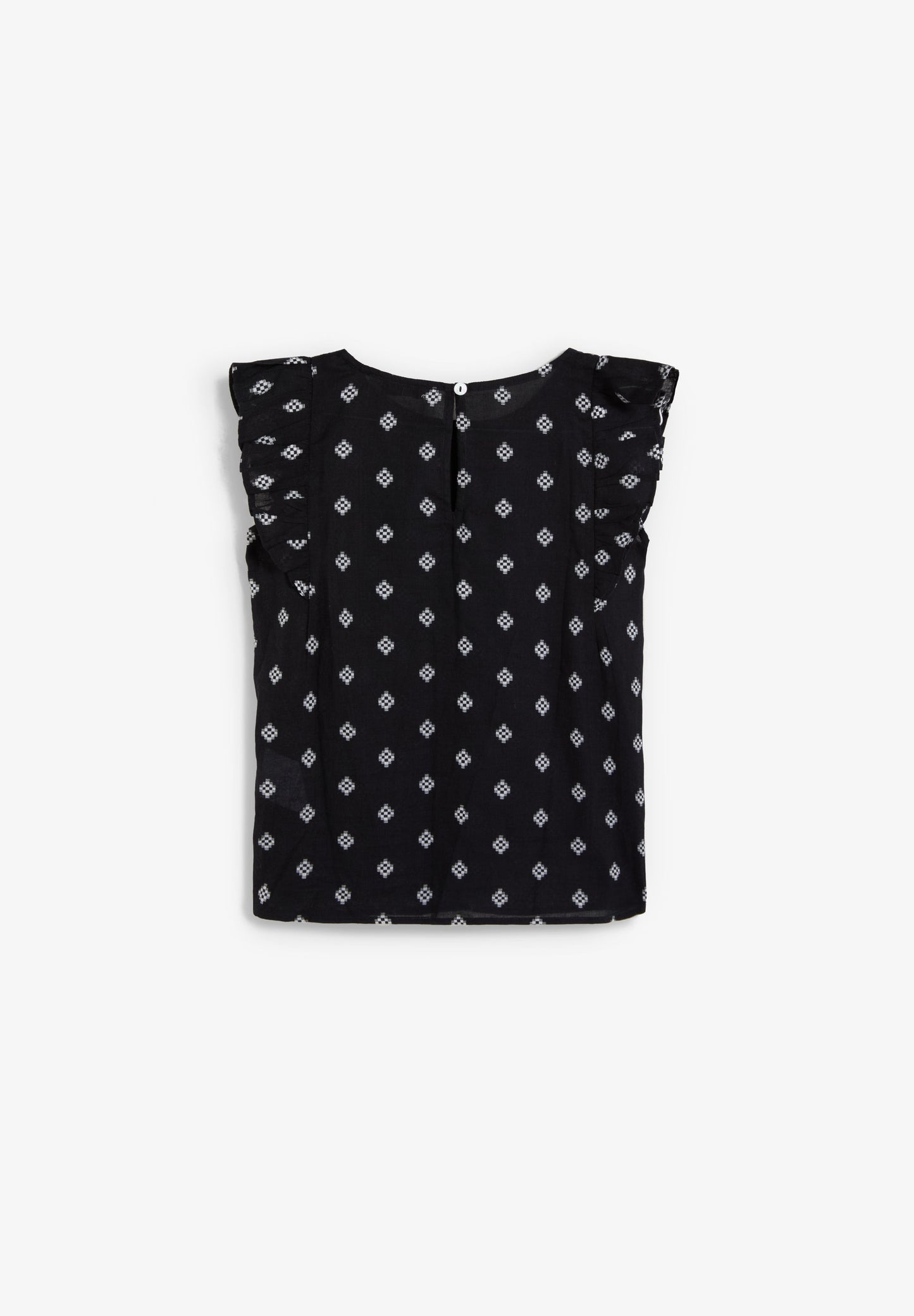 CHEMISIER JACQUARD EMMANCHURES AMÉRICAINES