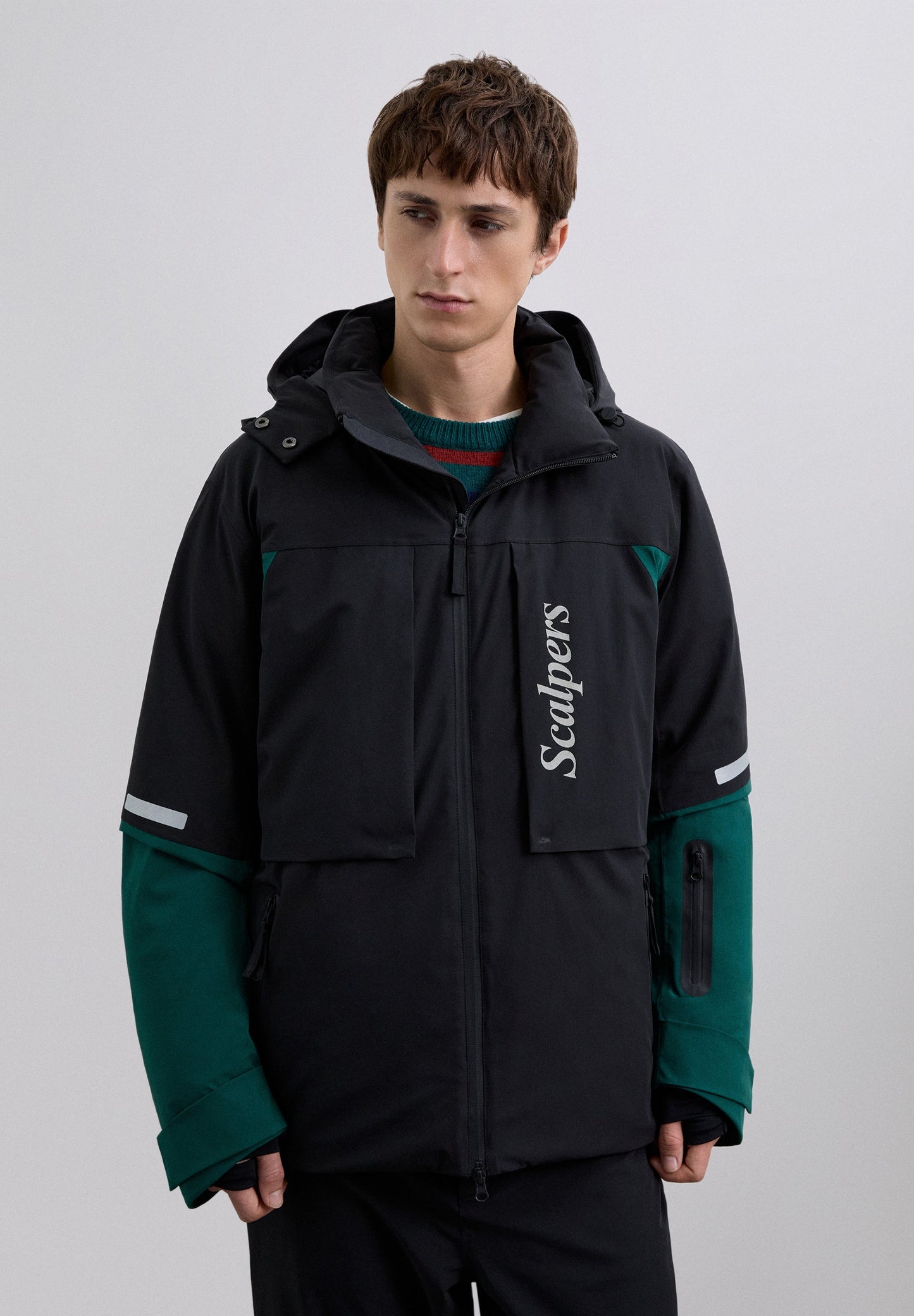 TWO-TONE SKI JACKET