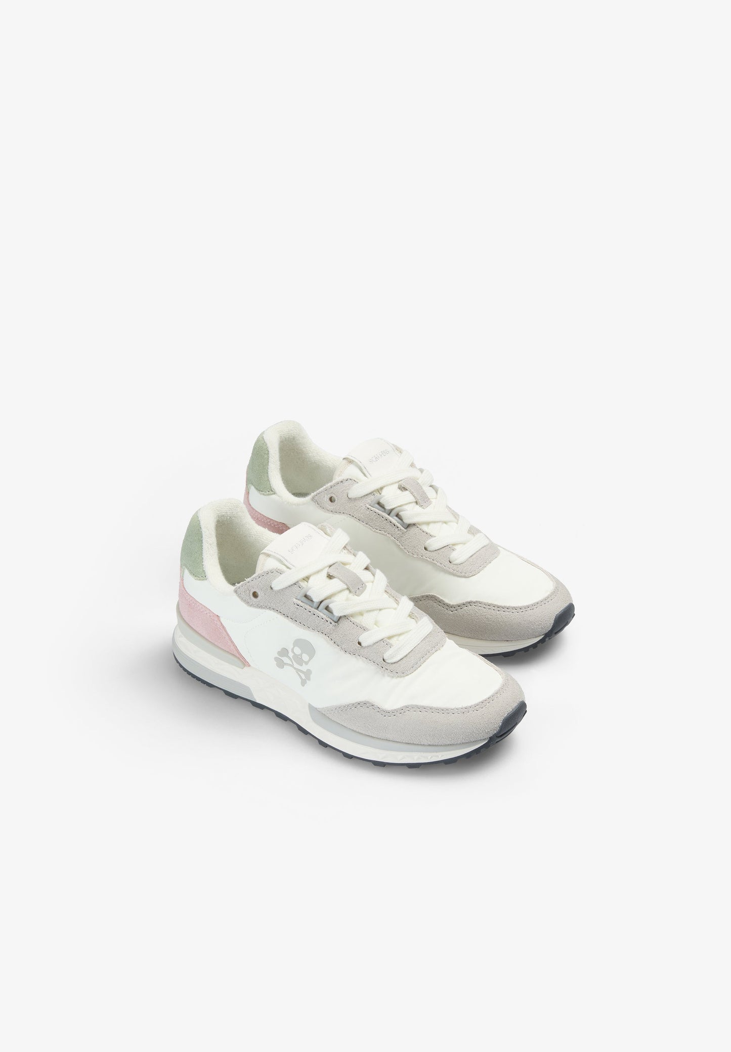 CONTRAST SPLIT SUEDE SNEAKERS