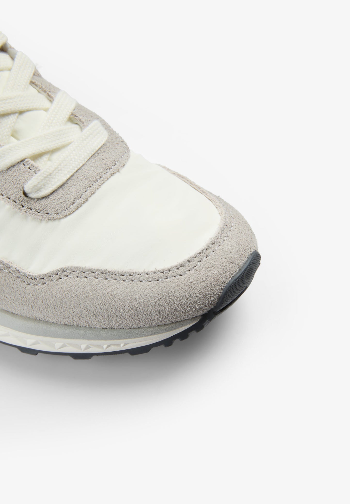 CONTRAST SPLIT SUEDE SNEAKERS