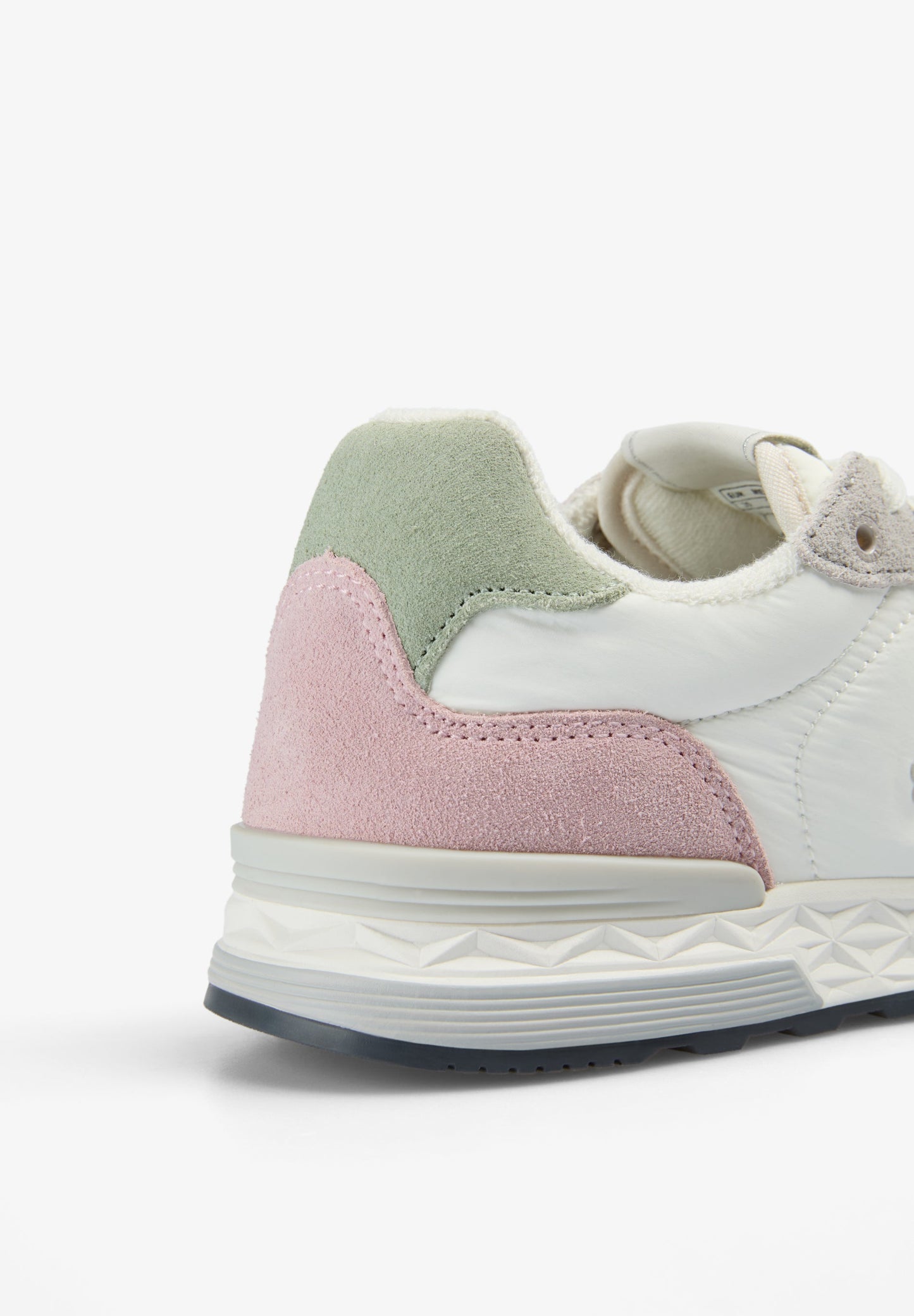 CONTRAST SPLIT SUEDE SNEAKERS