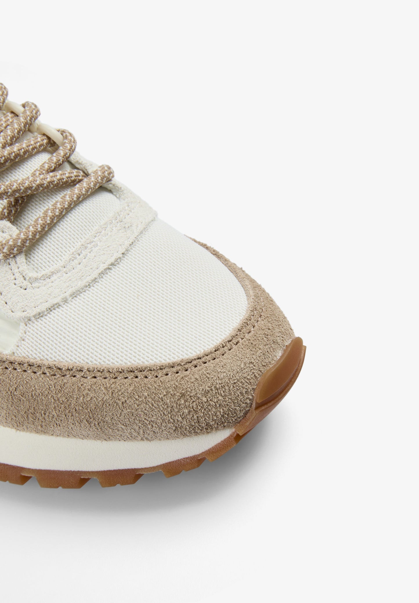 CONTRAST SPLIT SUEDE SNEAKERS