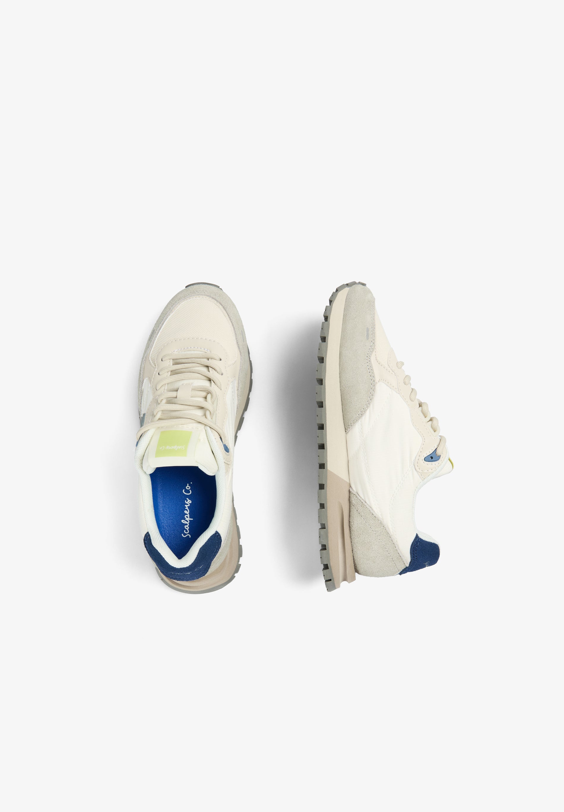 SNEAKER MIT TOTENKOPF UND KONTRASTFARBEN