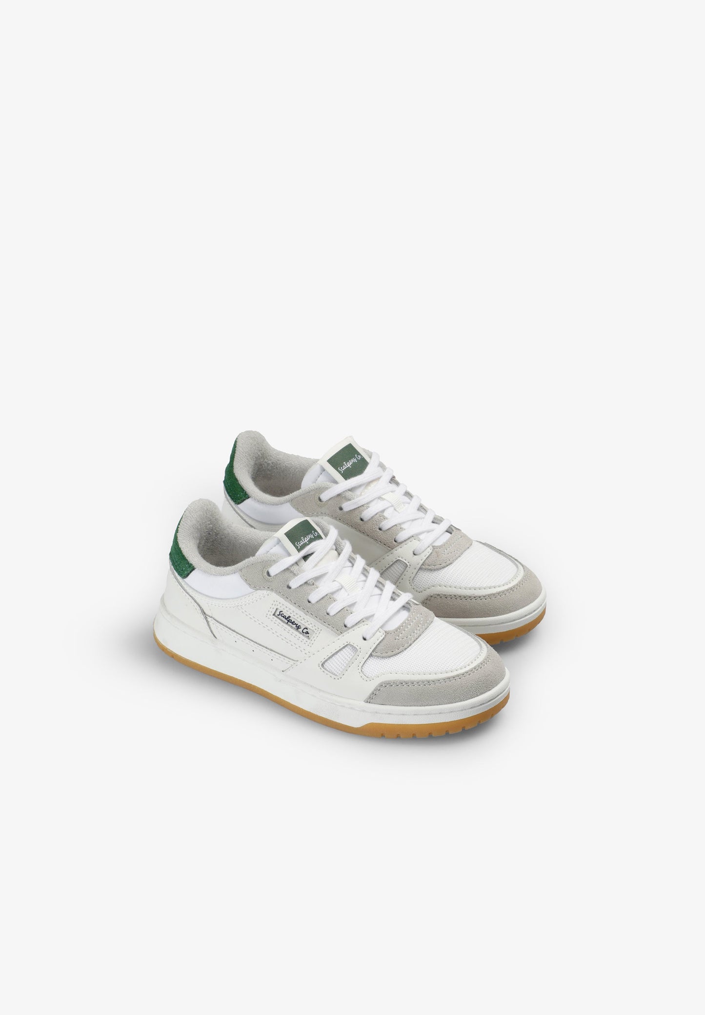 BASKETS CUIR SEMELLE CONTRASTANTE