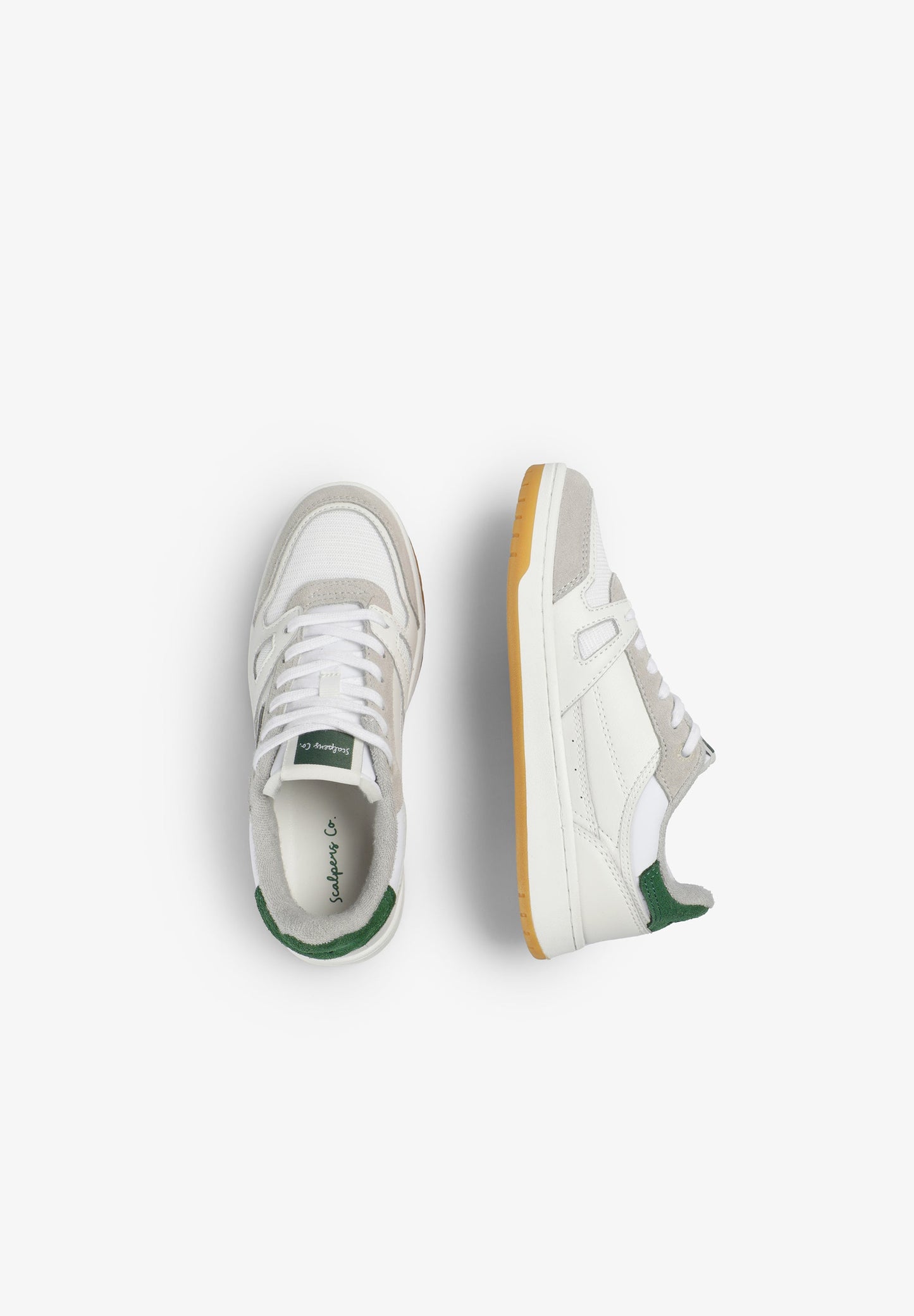 BASKETS CUIR SEMELLE CONTRASTANTE