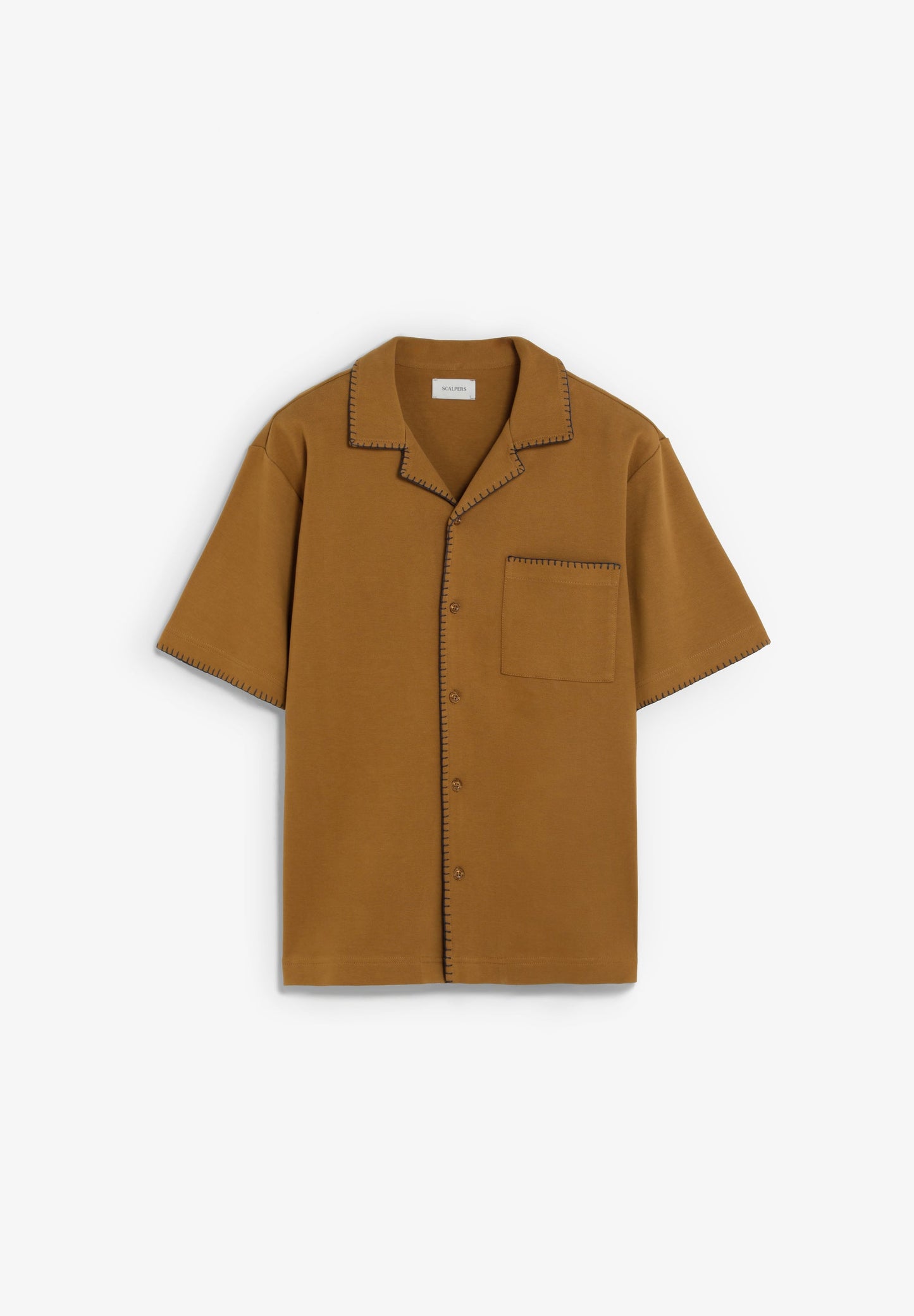 SHORT SLEEVE SHIRT WITH SEAMS