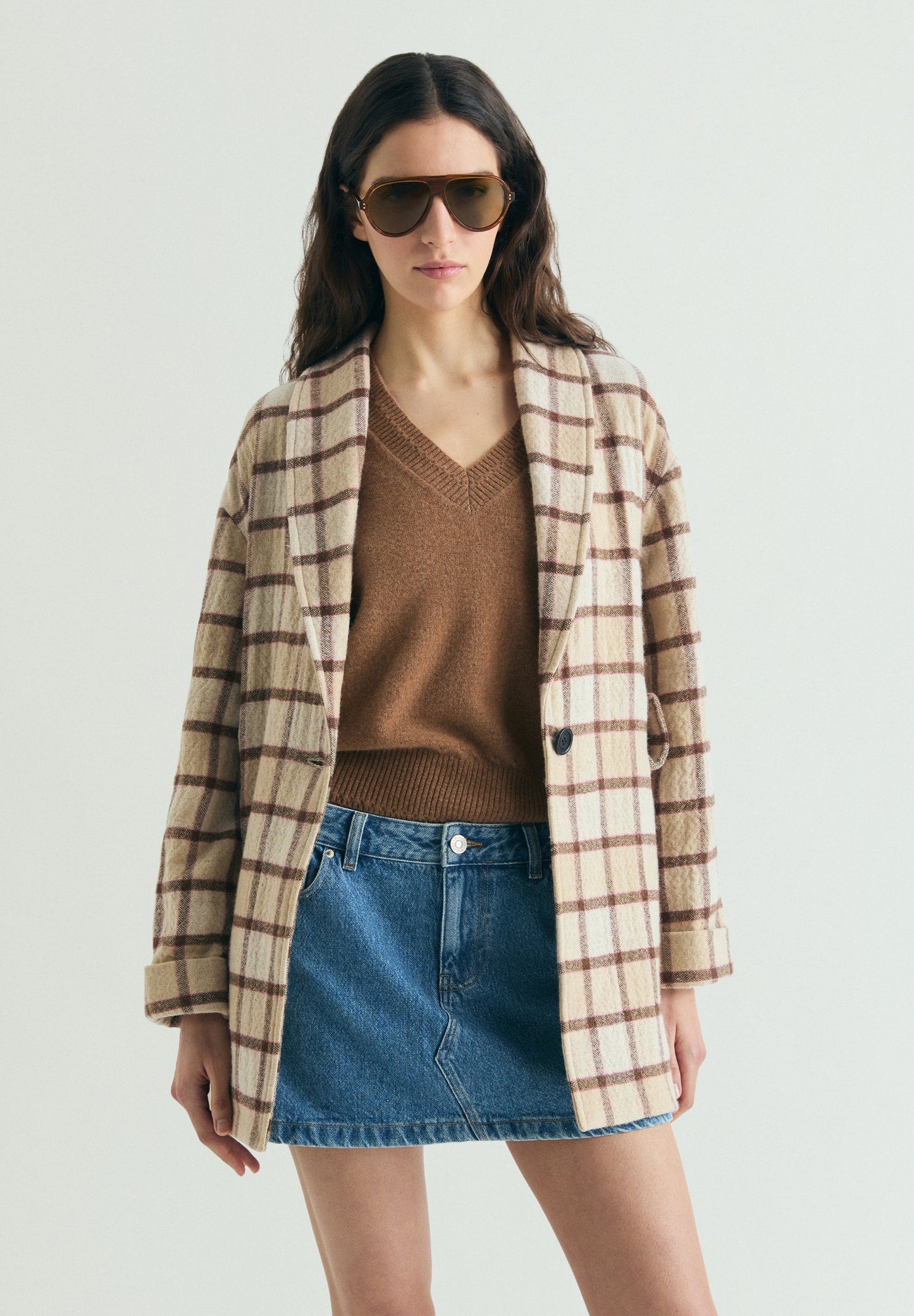 MANTEAU CARREAUX