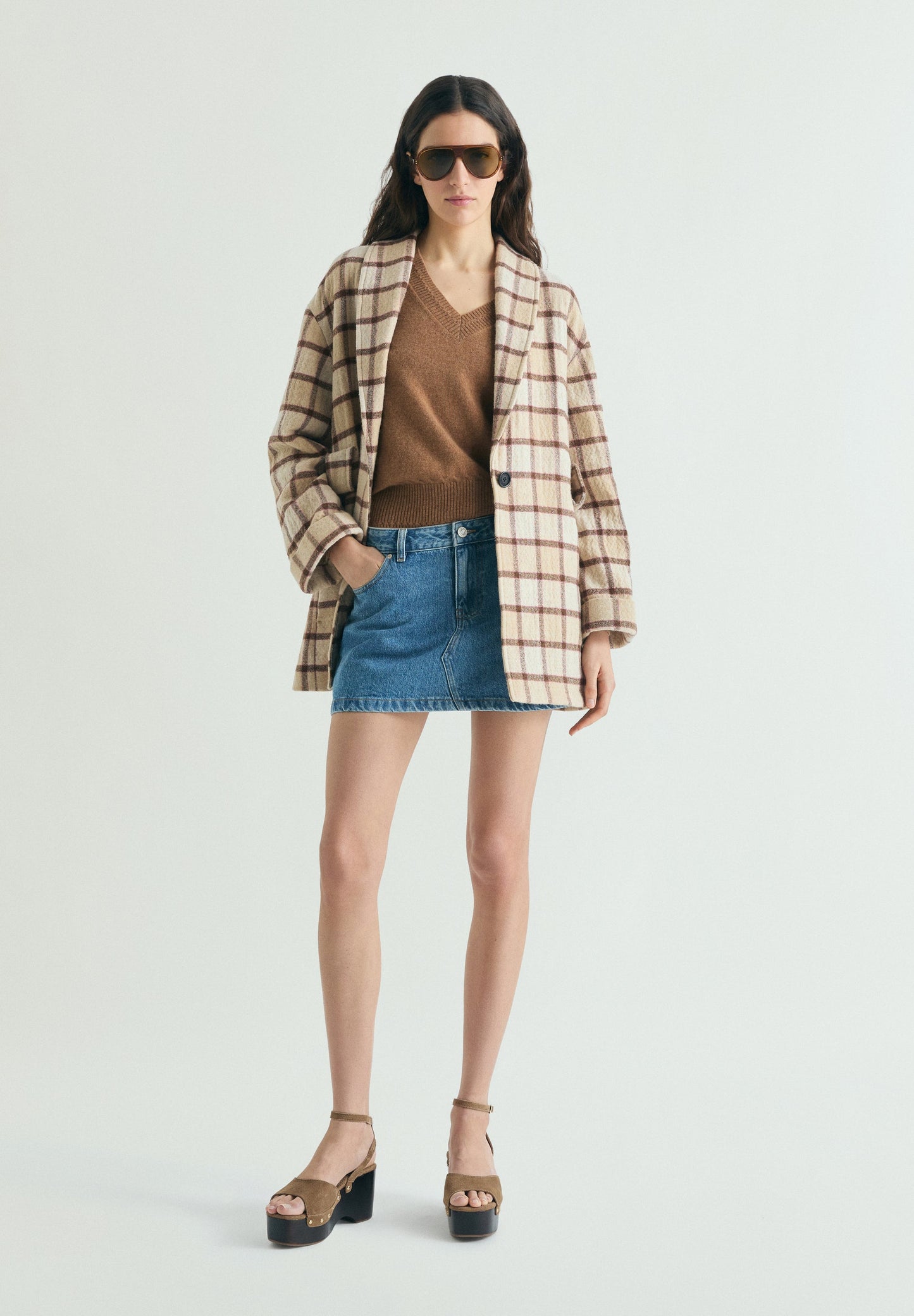MANTEAU CARREAUX