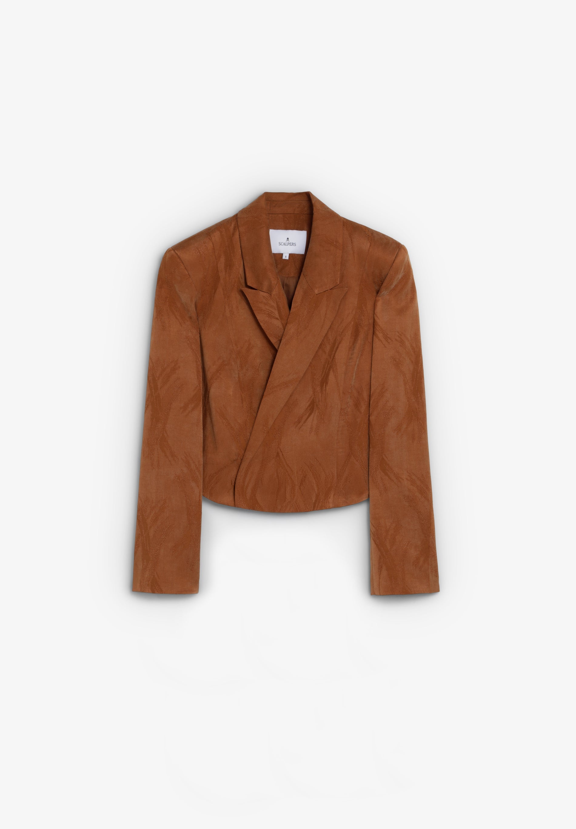 CROPPED-BLAZER MIT JACQUARD