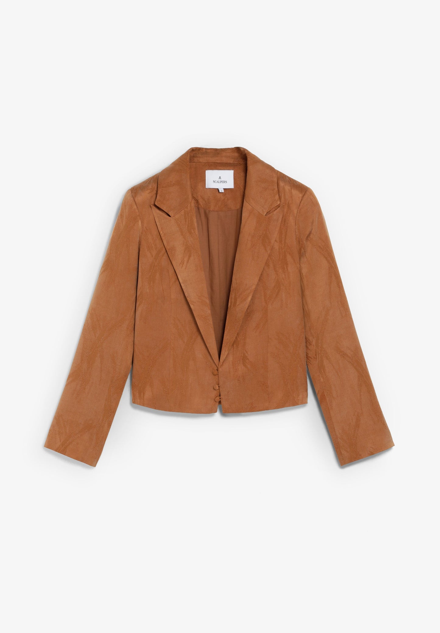 VESTE CROP JACQUARD
