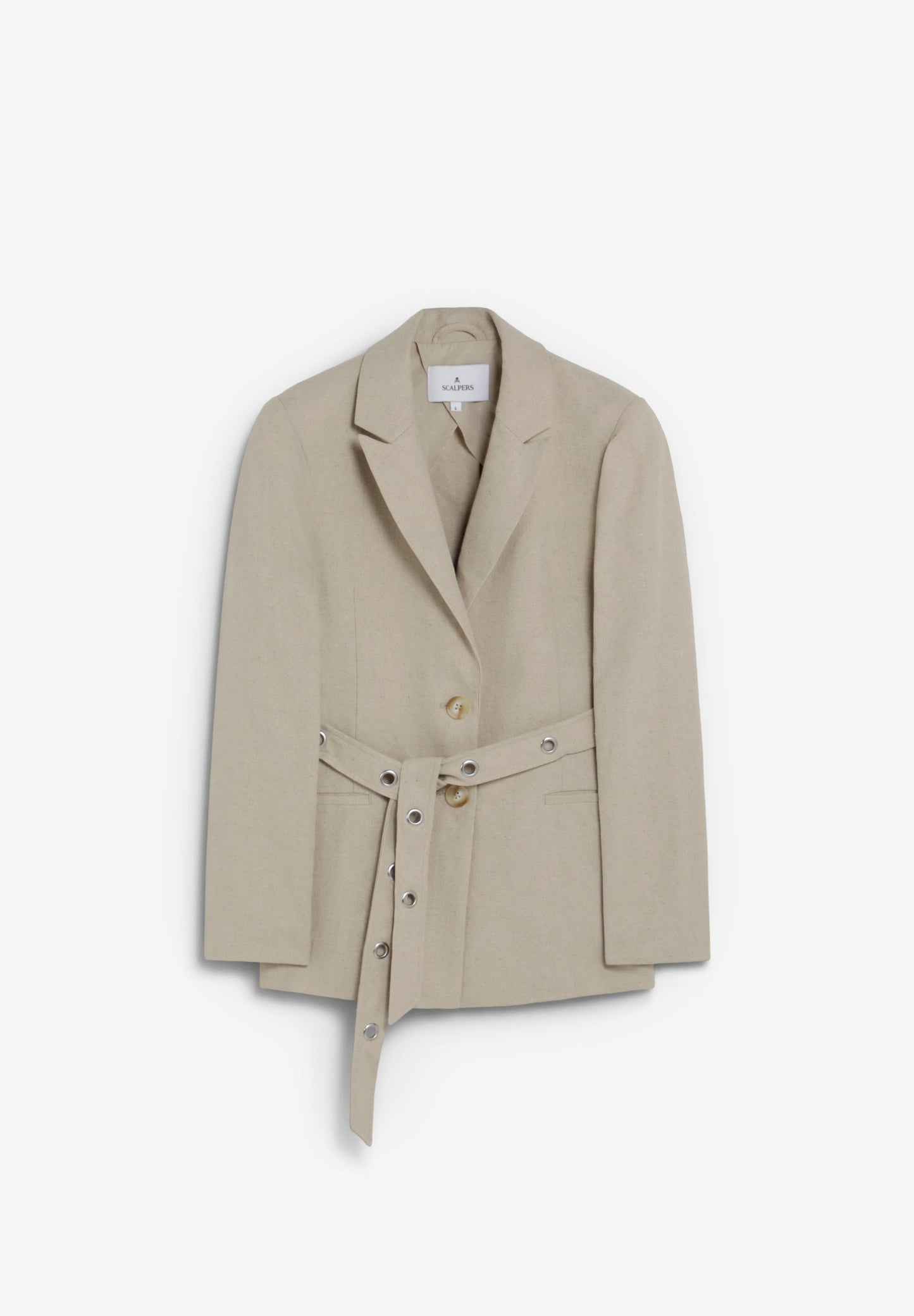 BLAZER MIT LOCHMUSTER-GÜRTEL