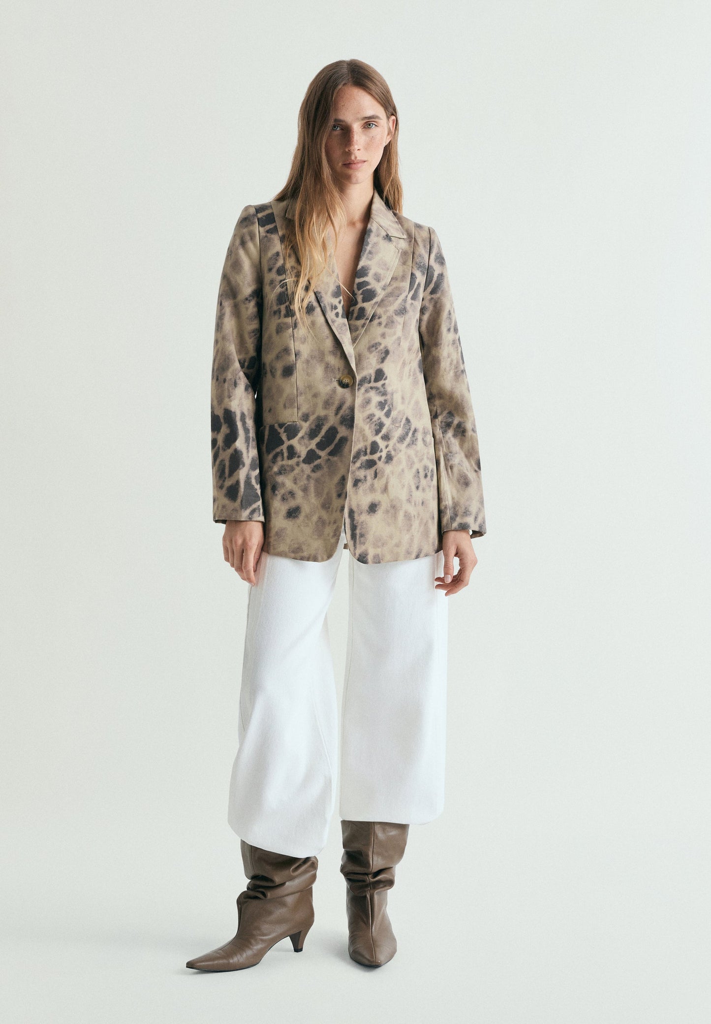 VESTE LIN IMPRIMÉE
