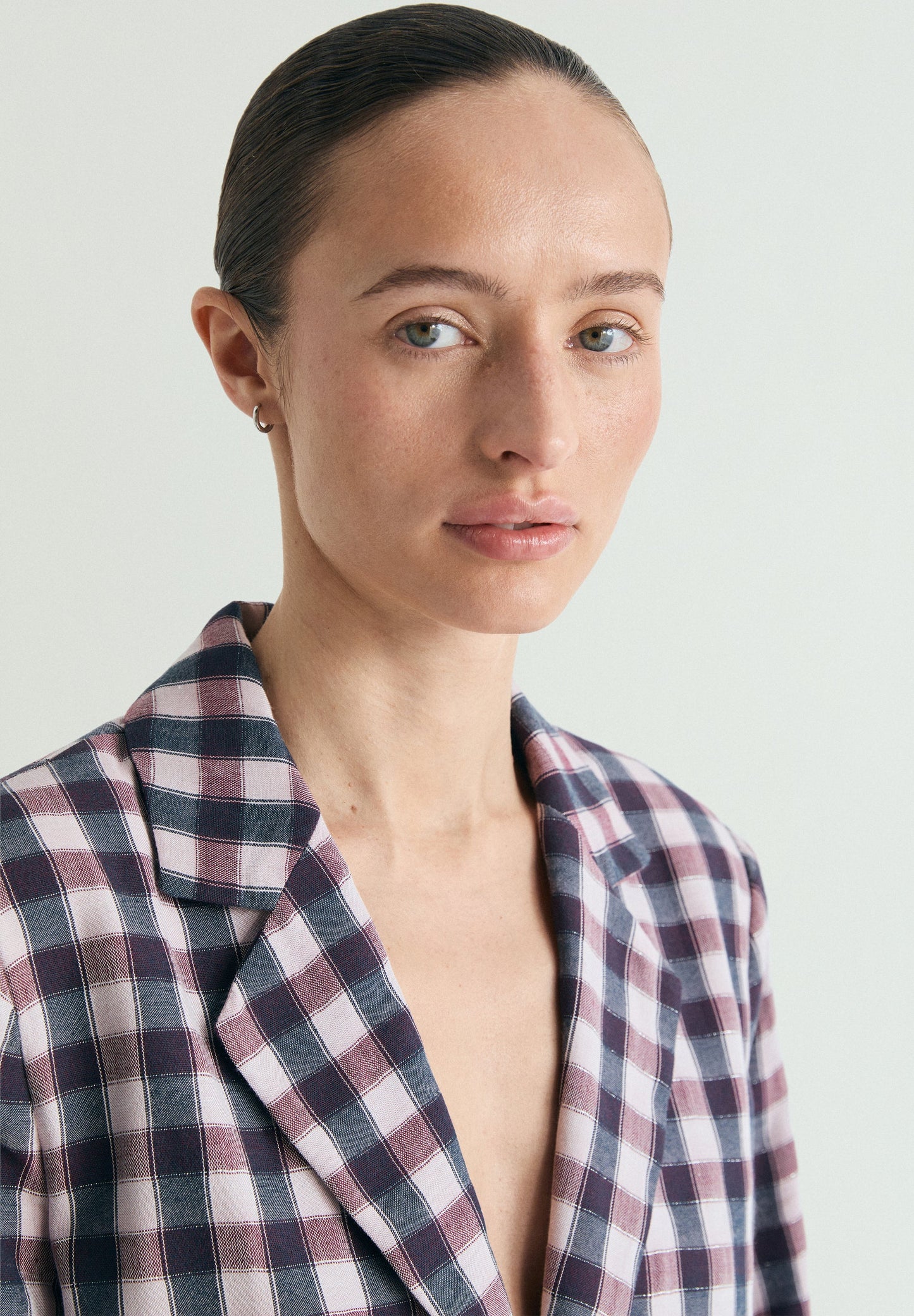 GINGHAM BLAZER