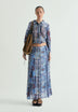PRINTED FLOWING BLOUSE