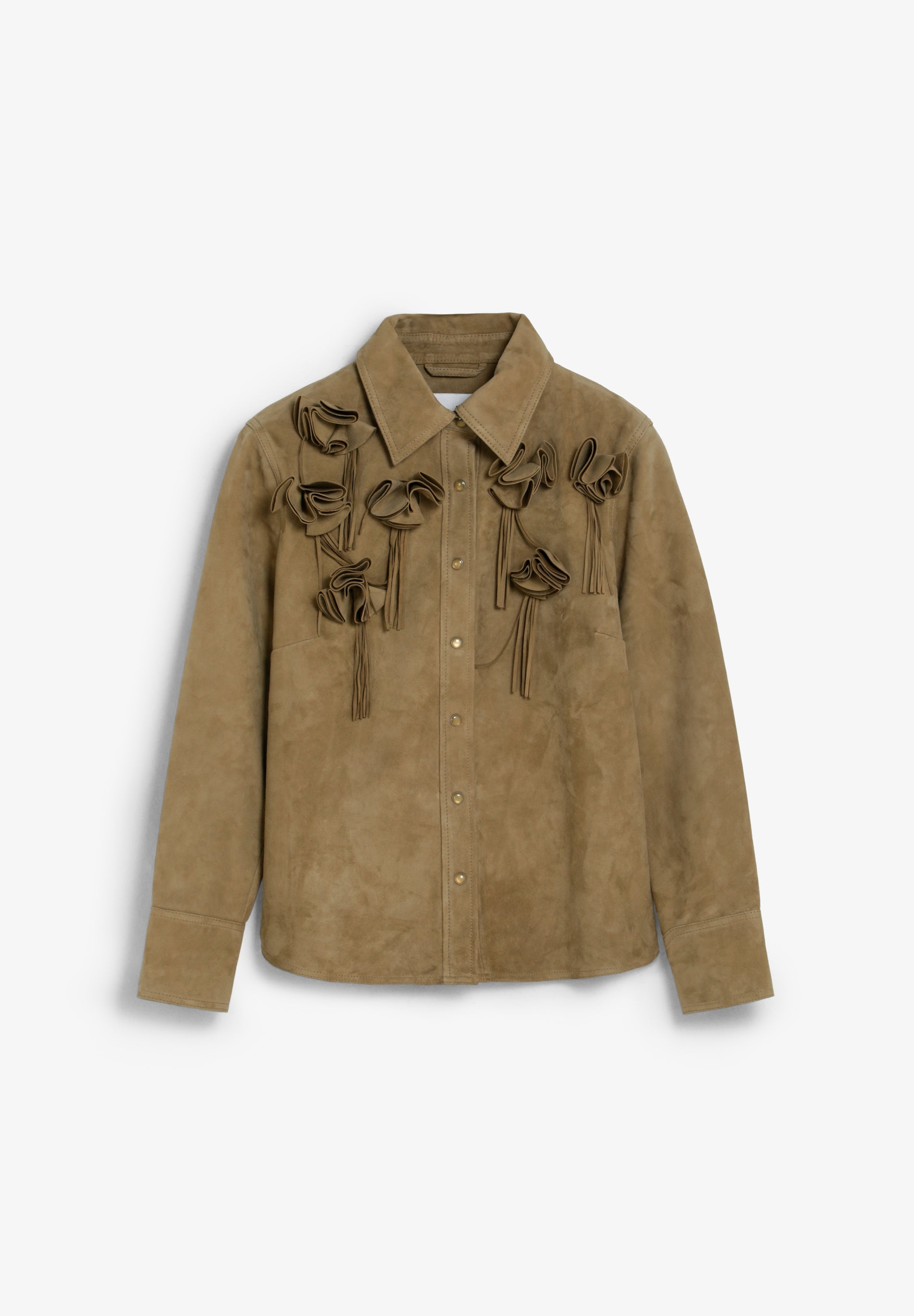 SCSUEDE FLOWER SHIRT