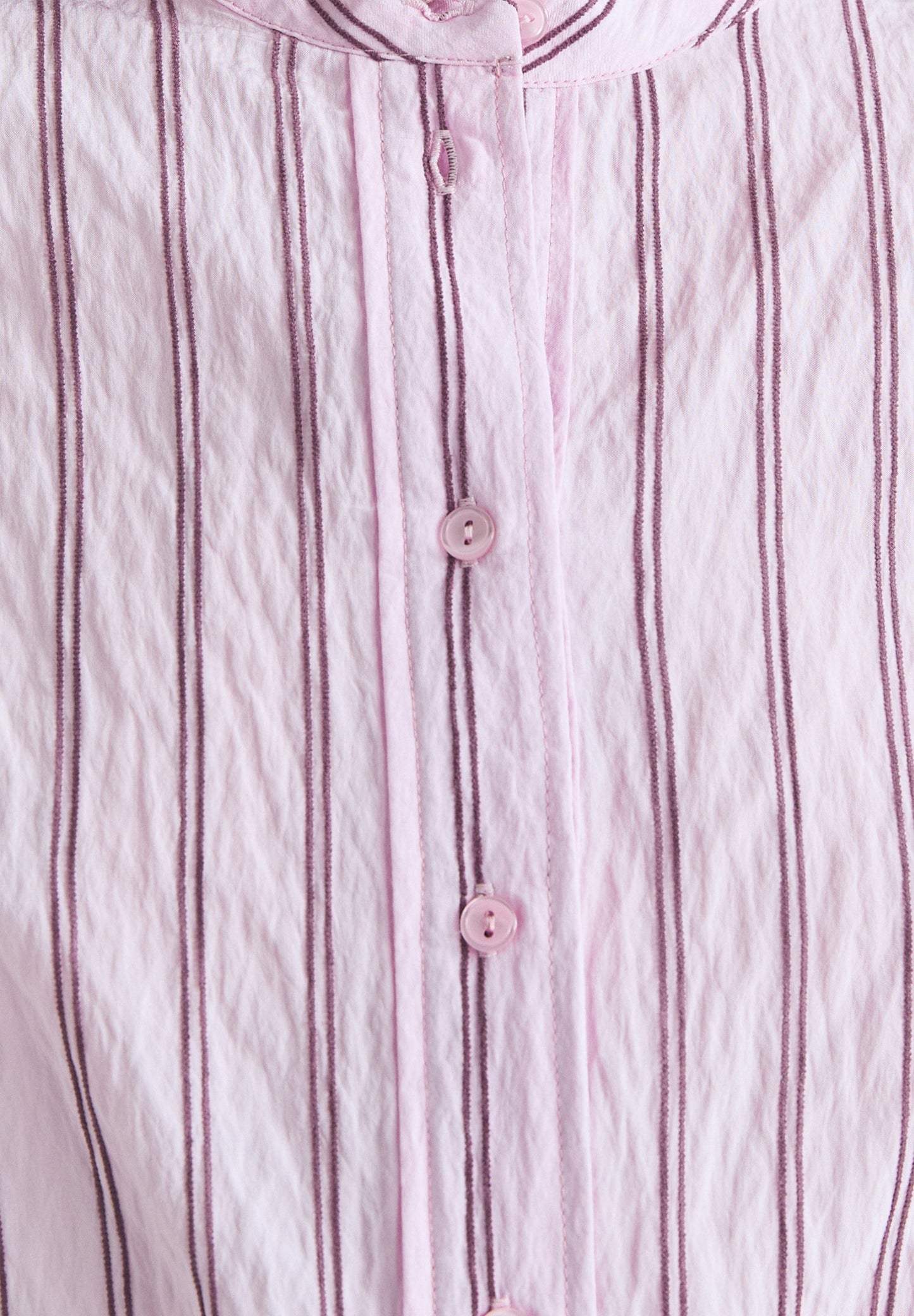 STRIPED SHIRT WITH SHOULDER PAD EFFECT