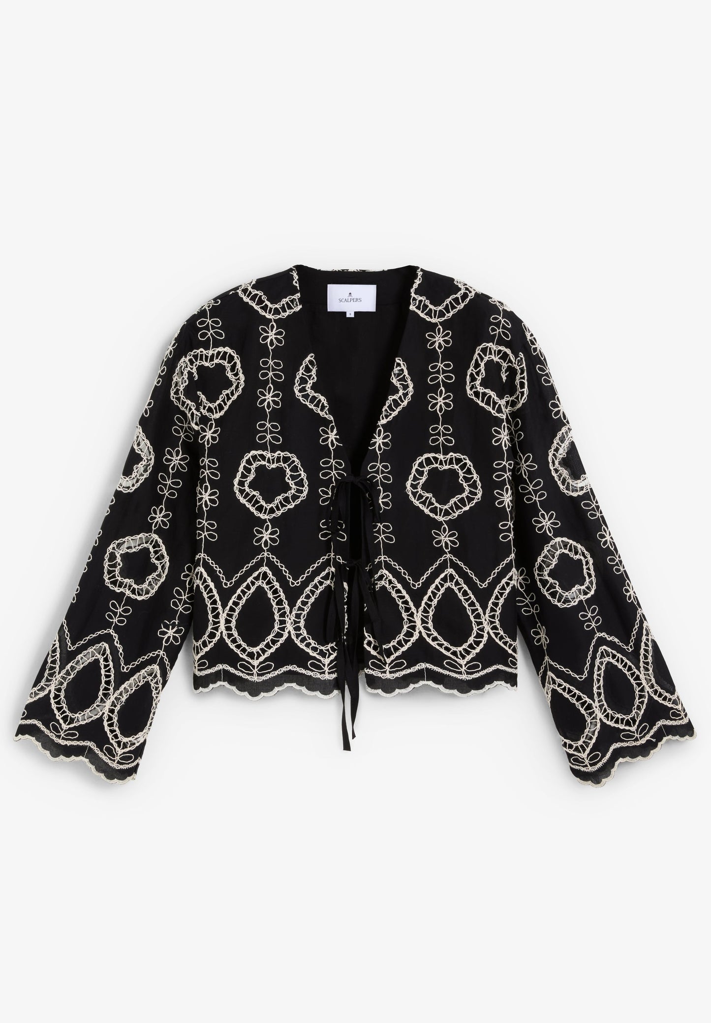 CONTRAST EMBROIDERED SHIRT