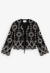 CONTRAST EMBROIDERED SHIRT