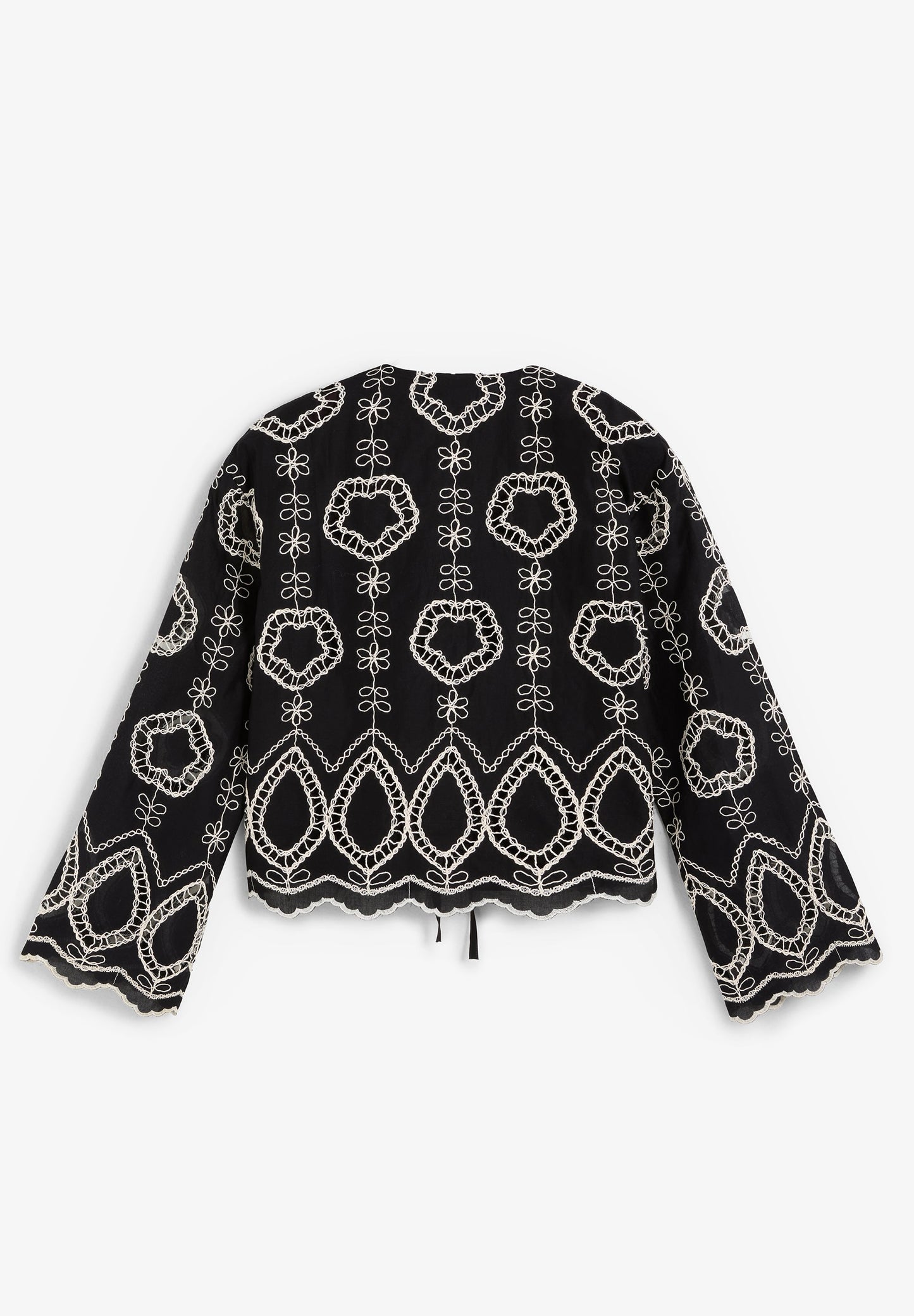 CONTRAST EMBROIDERED SHIRT