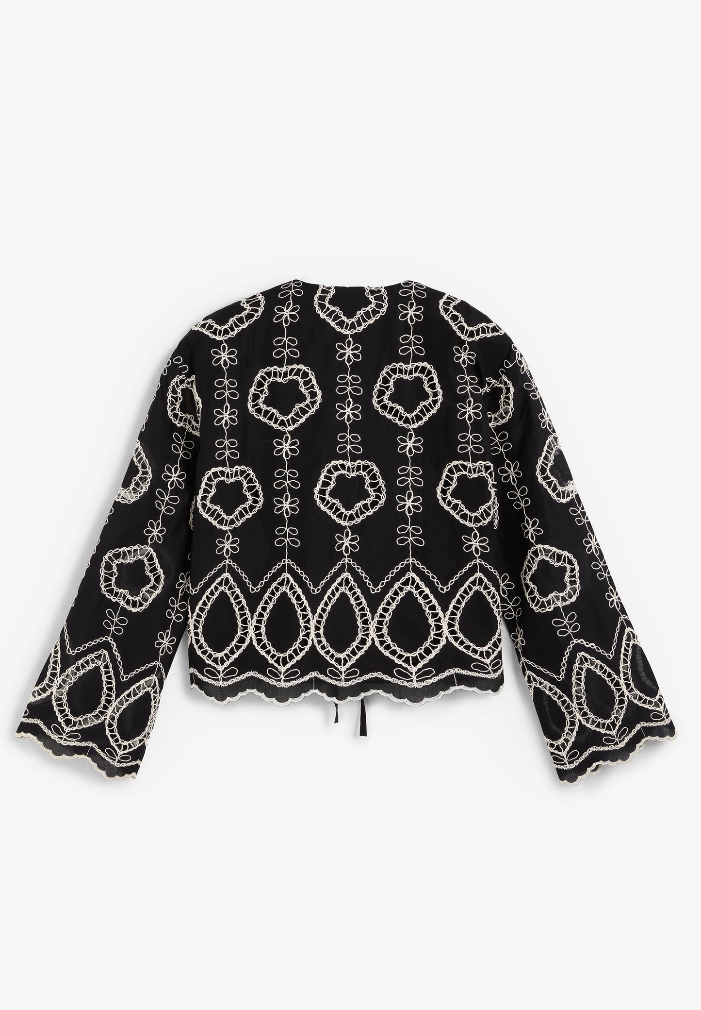 CONTRAST EMBROIDERED SHIRT