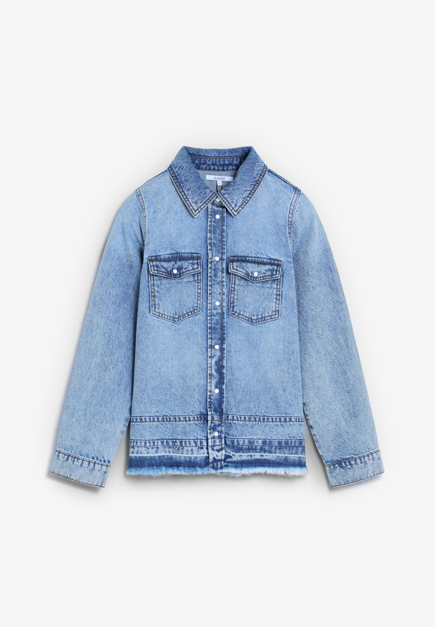 VERWASCHENES JEANSHEMD