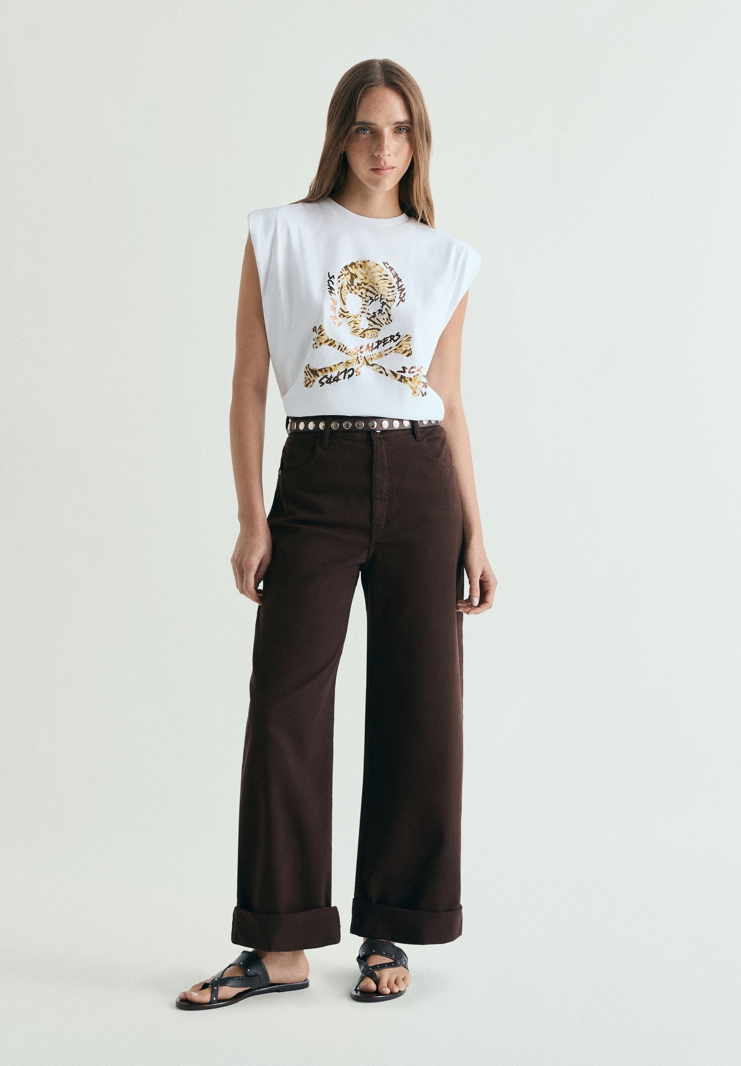 MAGLIETTA SENZA MANICHE STAMPA