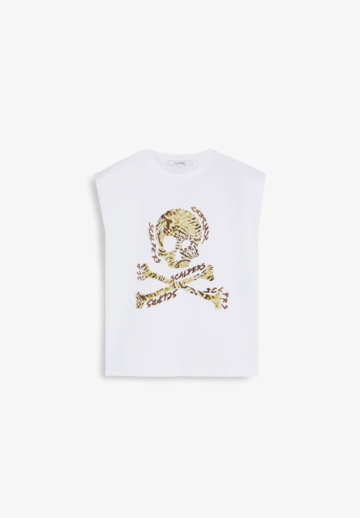 MAGLIETTA SENZA MANICHE STAMPA