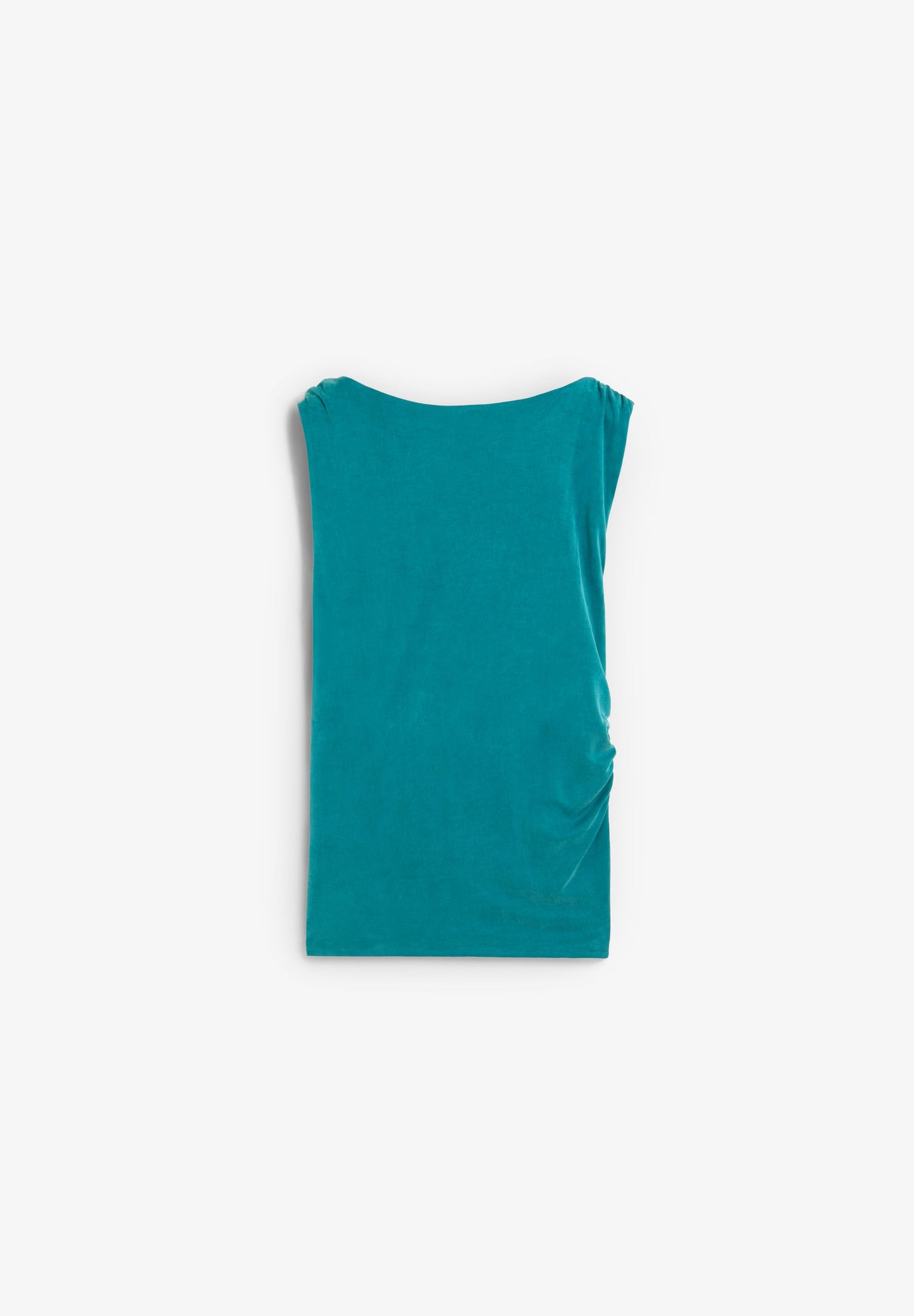 ASYMMETRIC DRAPED T-SHIRT