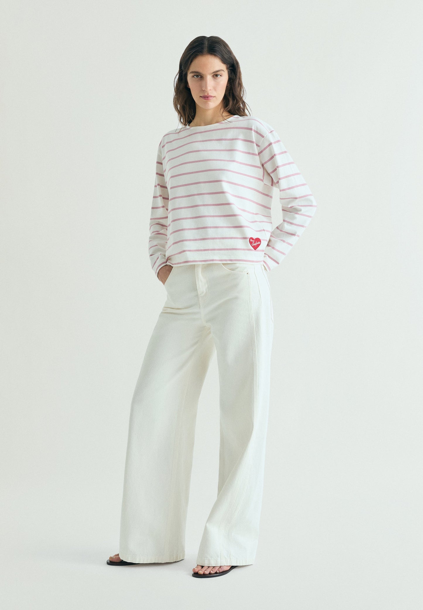 SCSTRIPES PATCH LS TEE